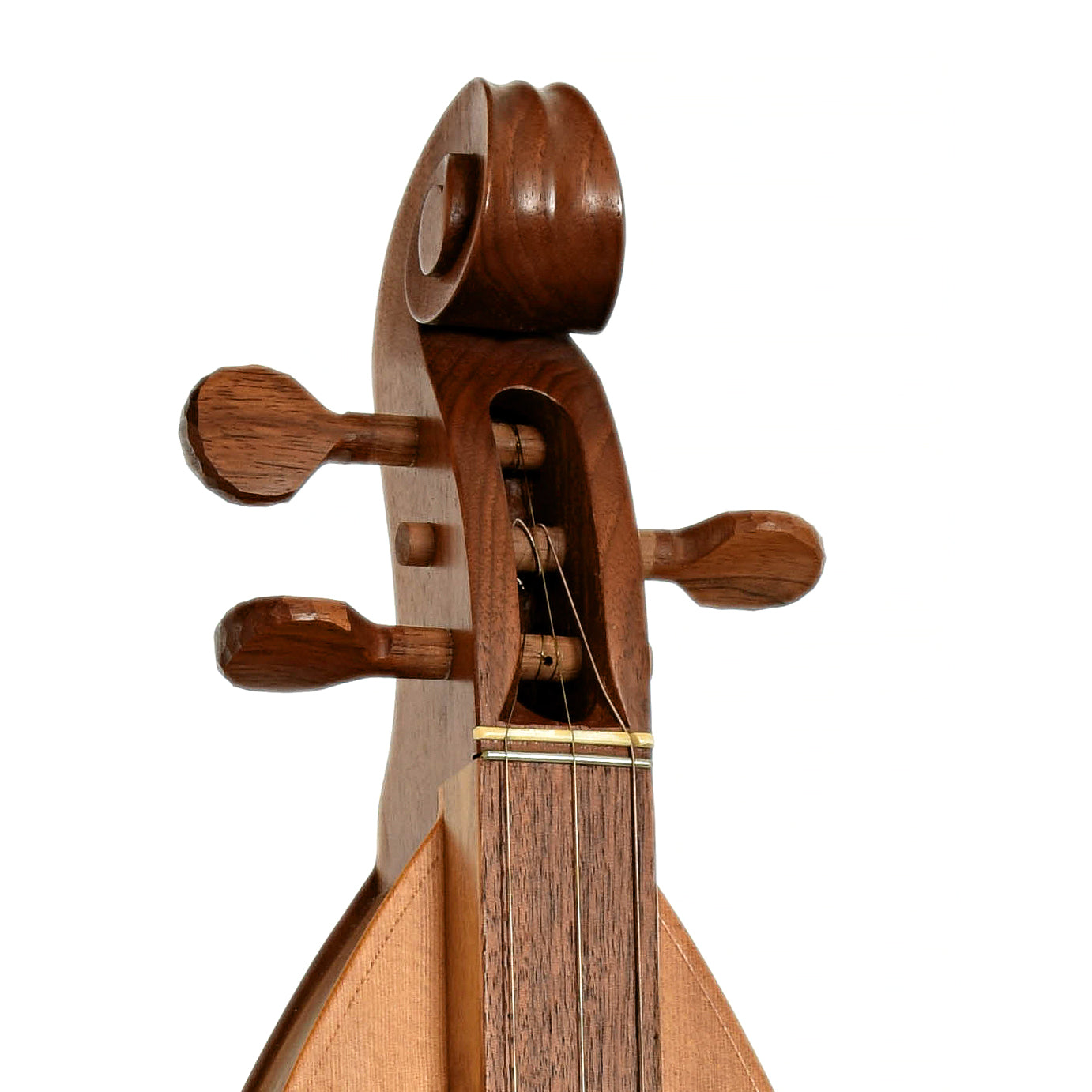 Headstock of Homer Ledford Special Appalachian Dulcimer