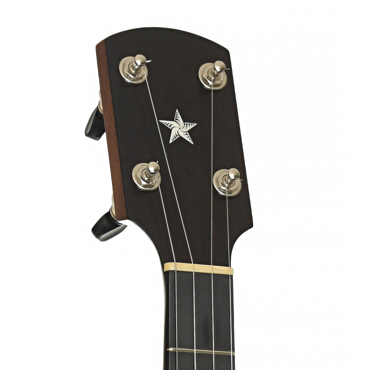 Headstock of Enoch Dobson Open Back Banjo