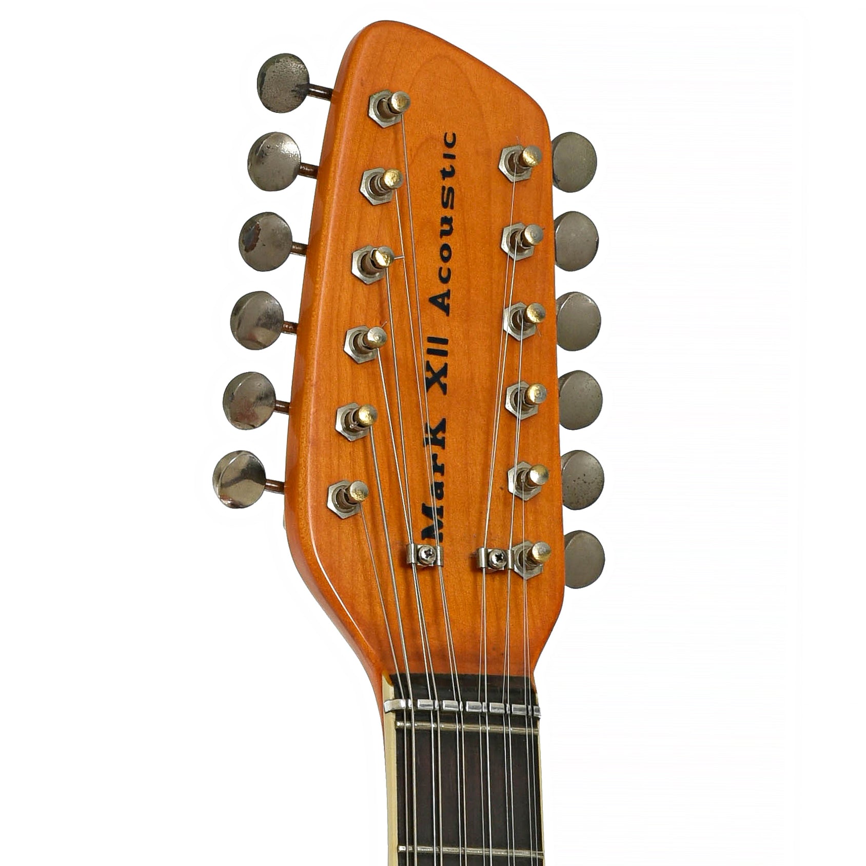 Headstock of Vox V223 Mark XII Electric 12-String Guitar