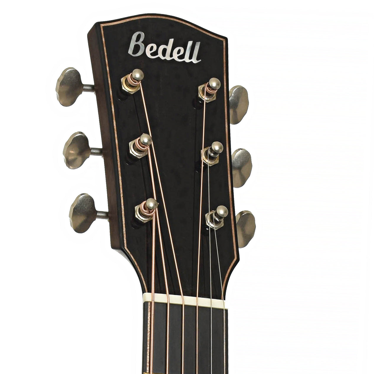 Headstock of Bedell Special Edition 1940 Dreadnought Acoustic Guitar 