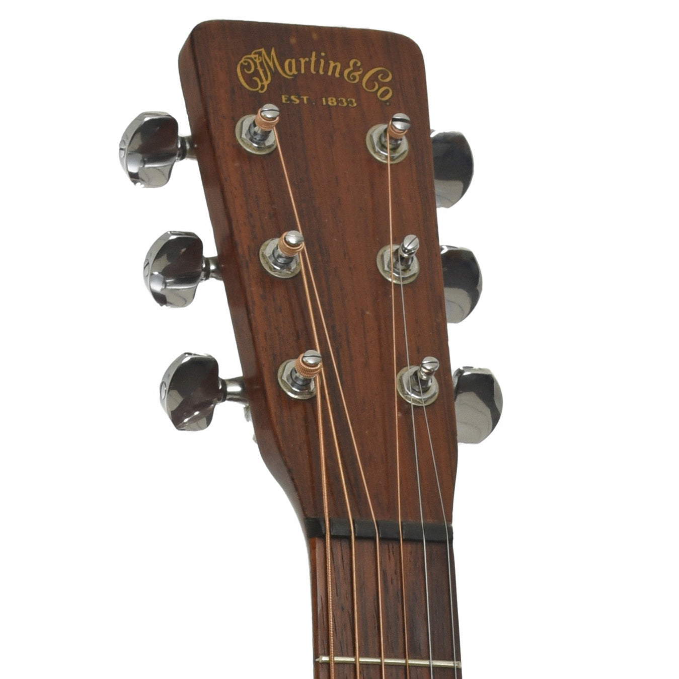 Headstock of Martin 00-17 Acoustic Guitar