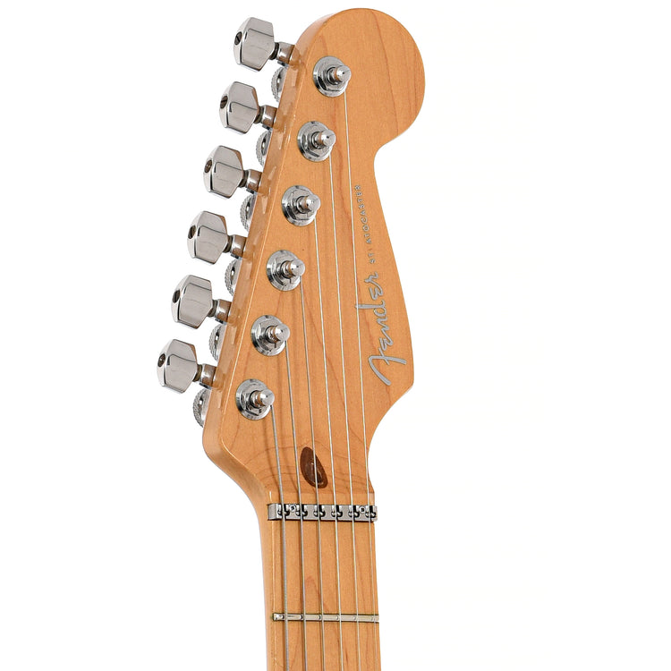 front headstock of Fender American Deluxe Fat Stratocaster