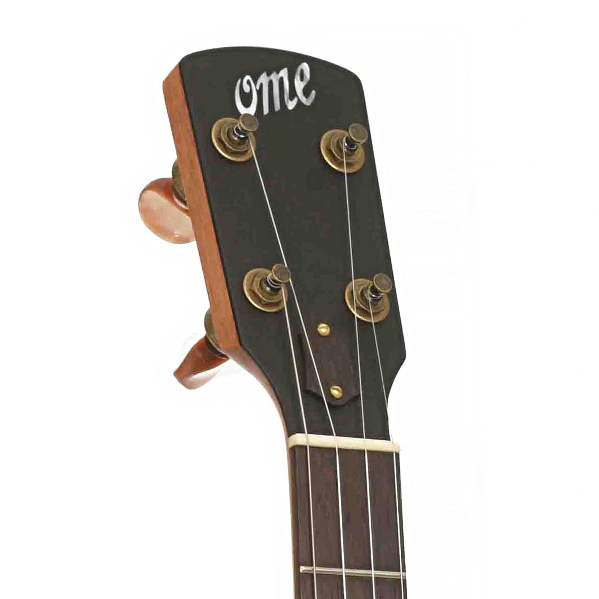 Front Headstock of Ome Alpha-12 12in Openback Banjo & Gigbag, 26 Bracket