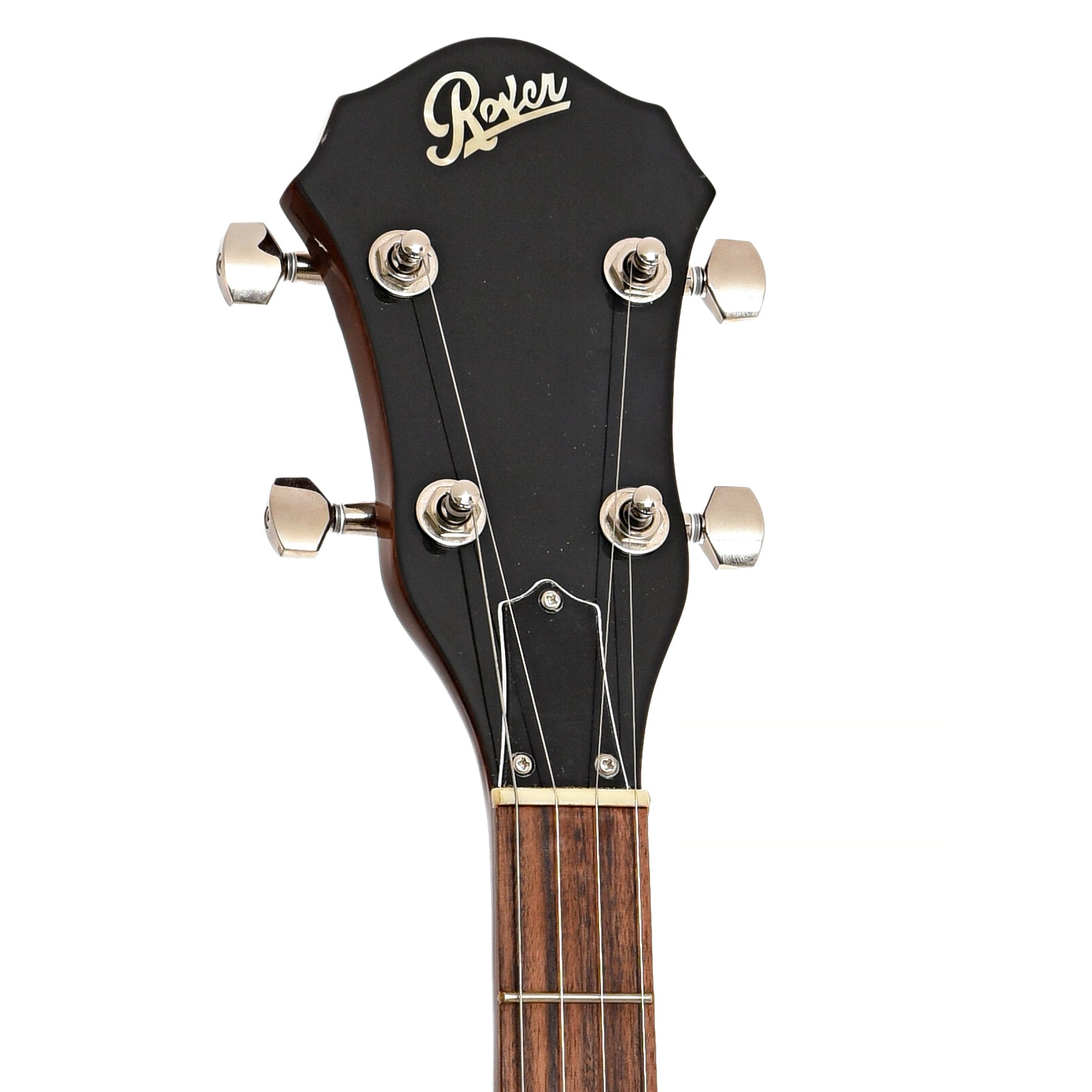 Front headstock of Rover RB-20 Open Back Banjo