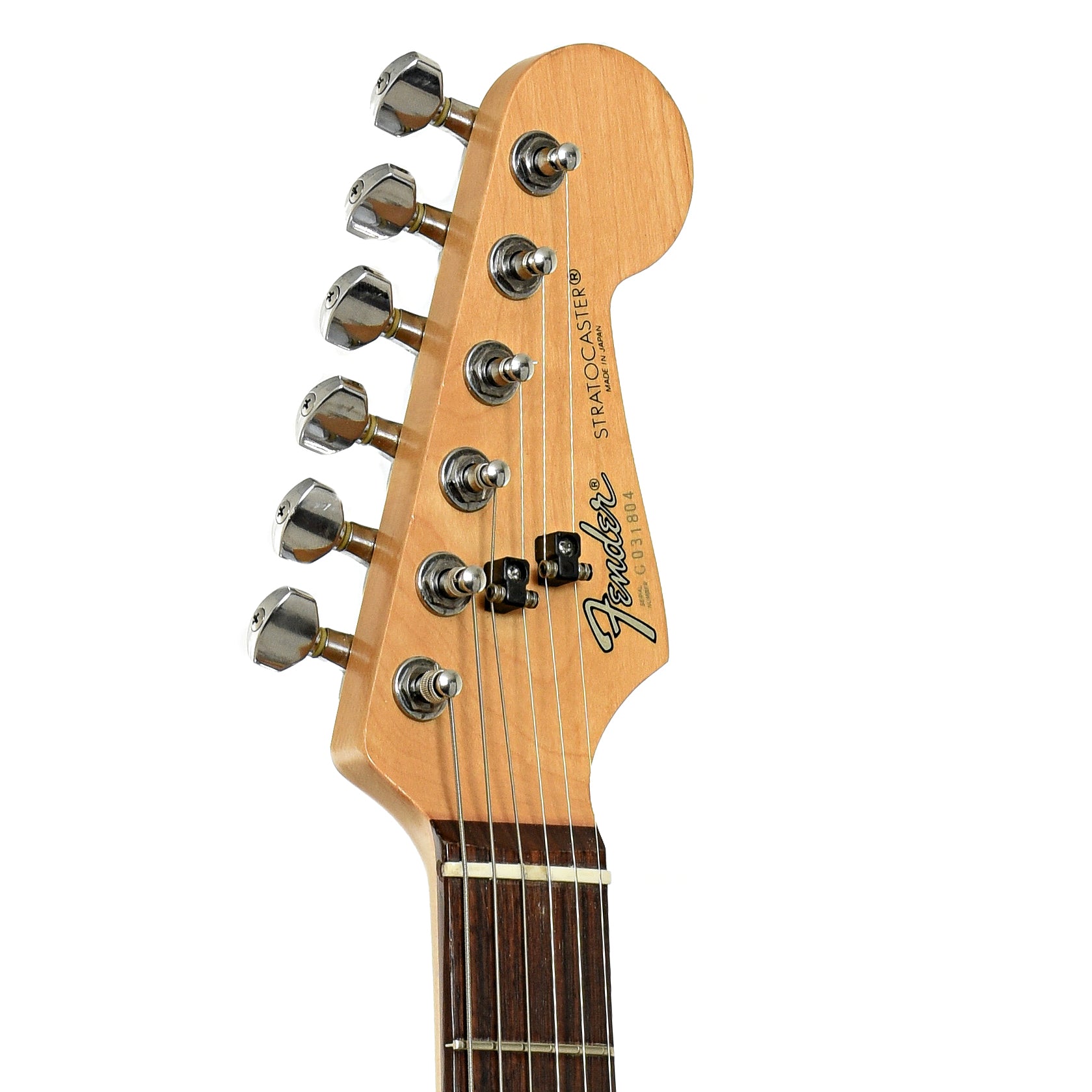 Headstock of Fender Standard Stratocaster Electric Guitar