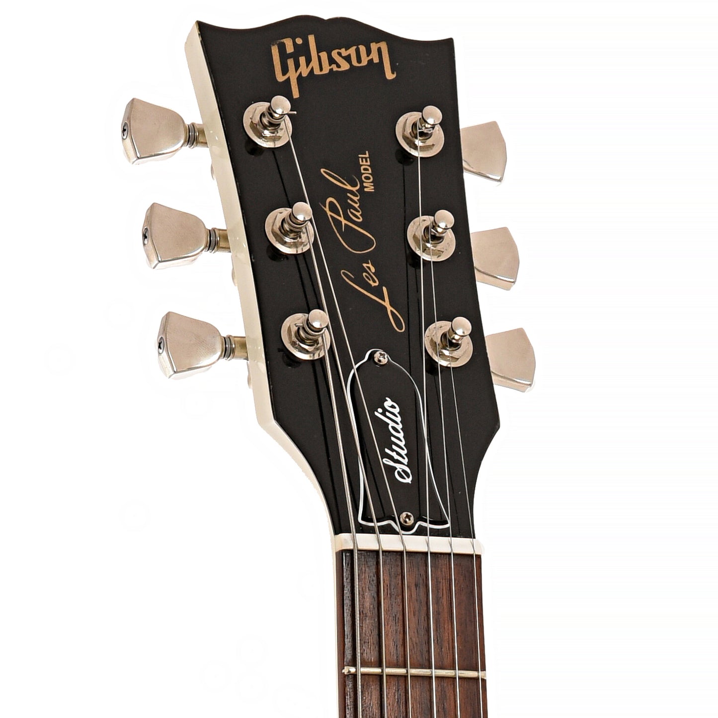 Front headstock of Gibson Les Paul Studio