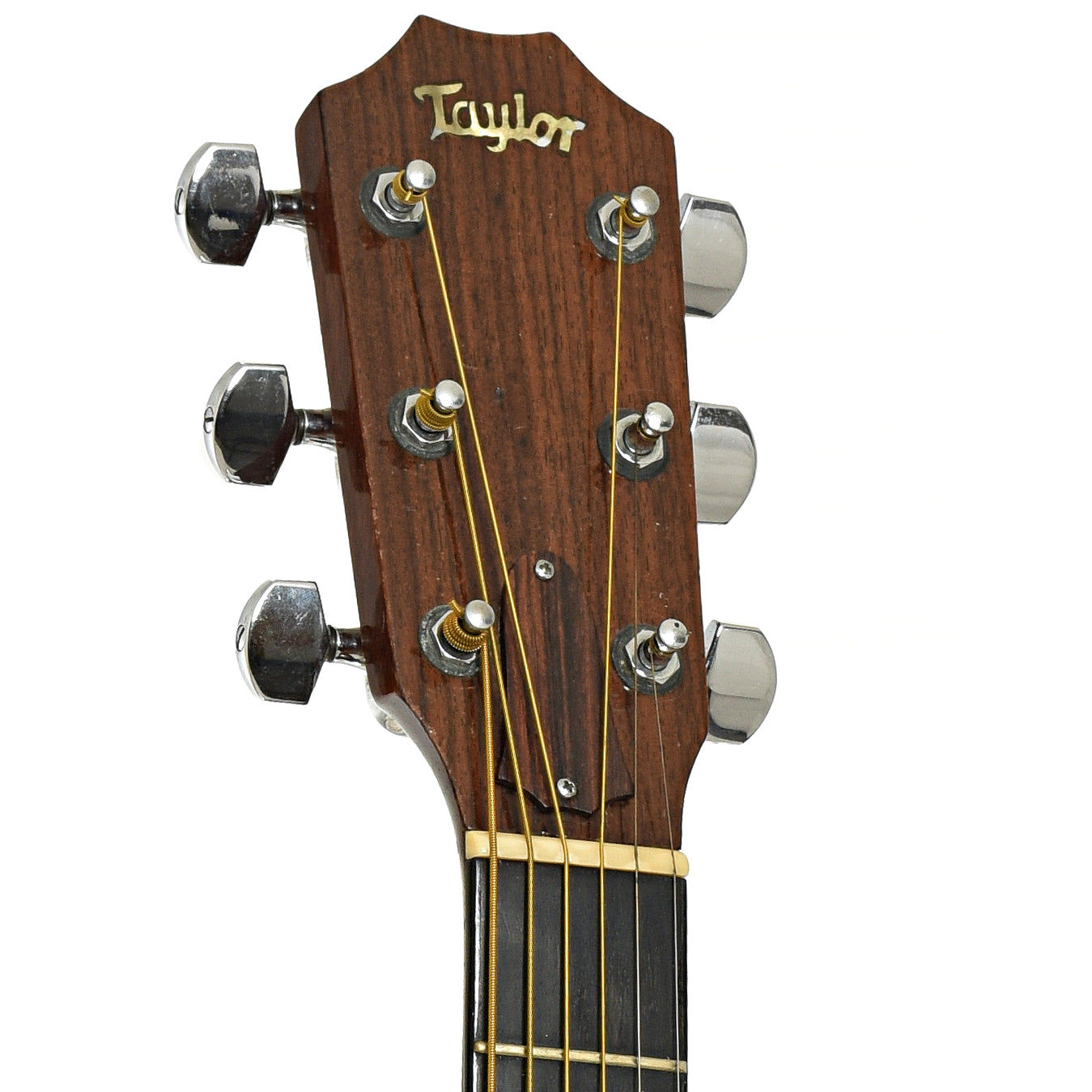 Headstock of Taylor 715 Jumbo Acoustic Guitar