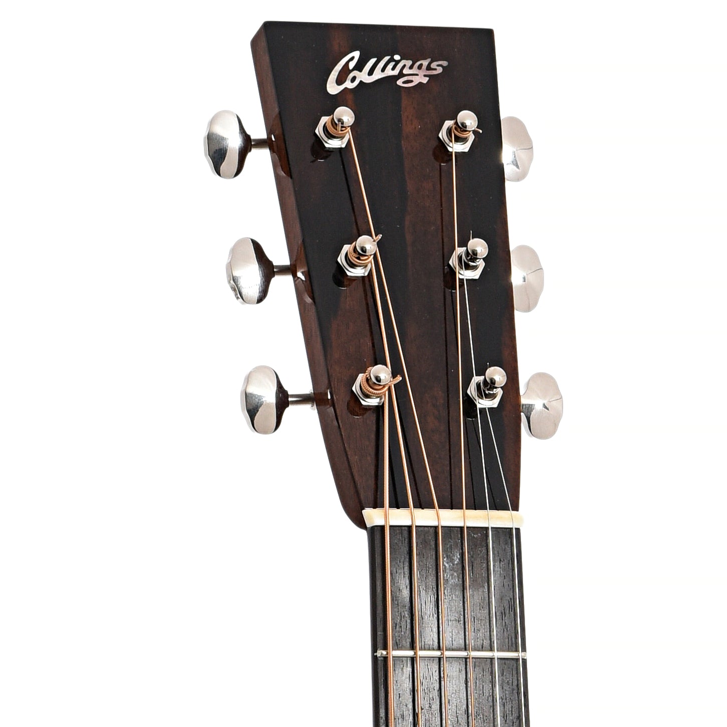 Front headstock of Collings OM2H Acoustic 