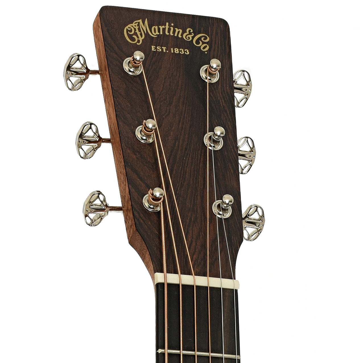 Headstock of Martin DC-13E Modern Road Series Acoustic Guitar