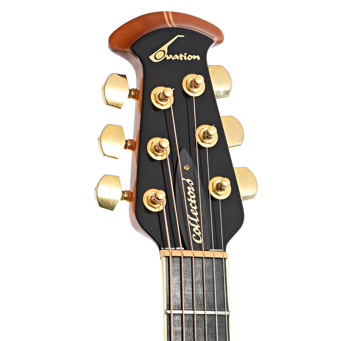 Front headstock of Ovation FKOA Acoustic-Electric Guitar (2009)