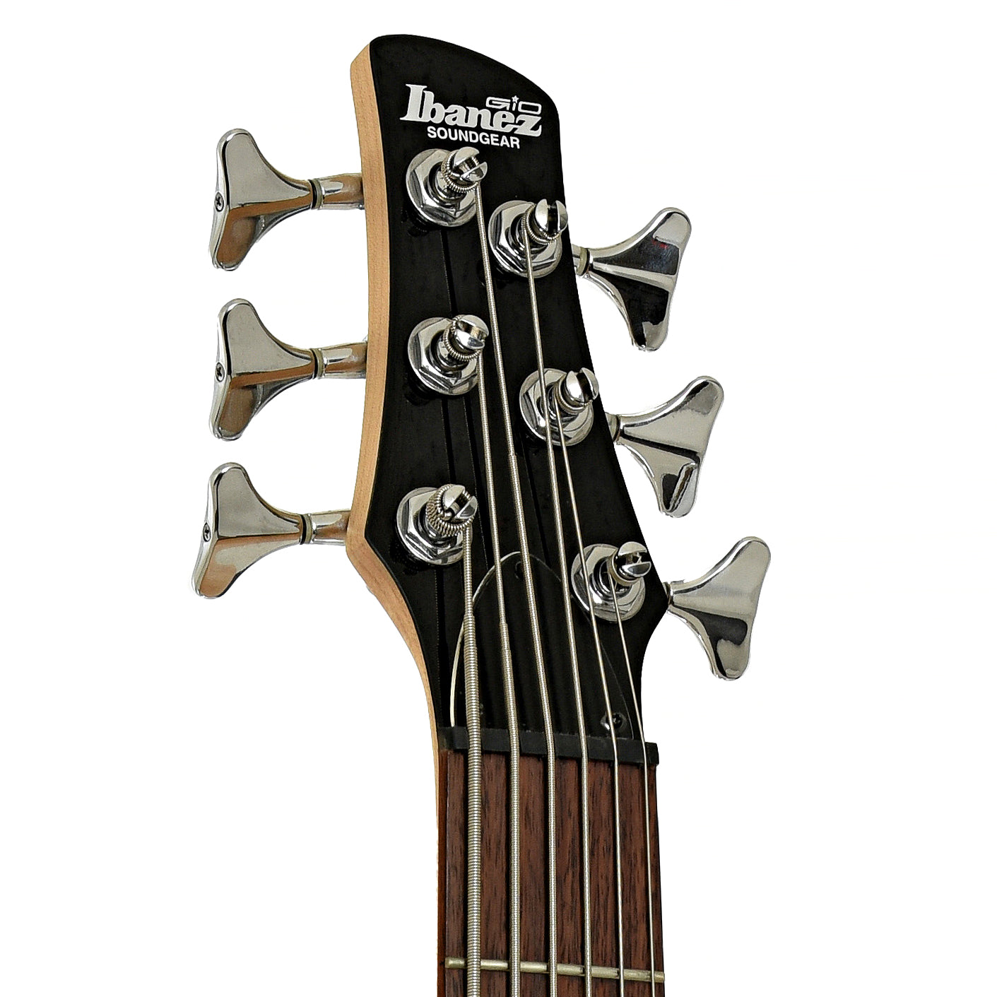 Headstock of Ibanez GSR206 6-String Electric Bass 