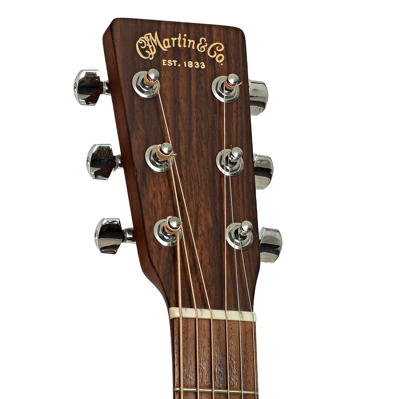 Headstock of Martin OM-15 Acoustic Guitar 