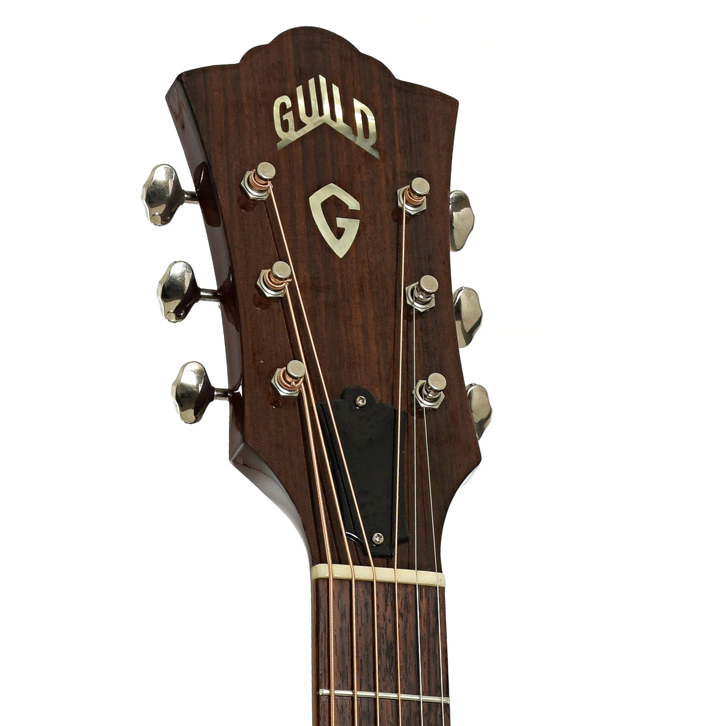 Headstock of Guild F-40 Valencia Acoustic Guitar 