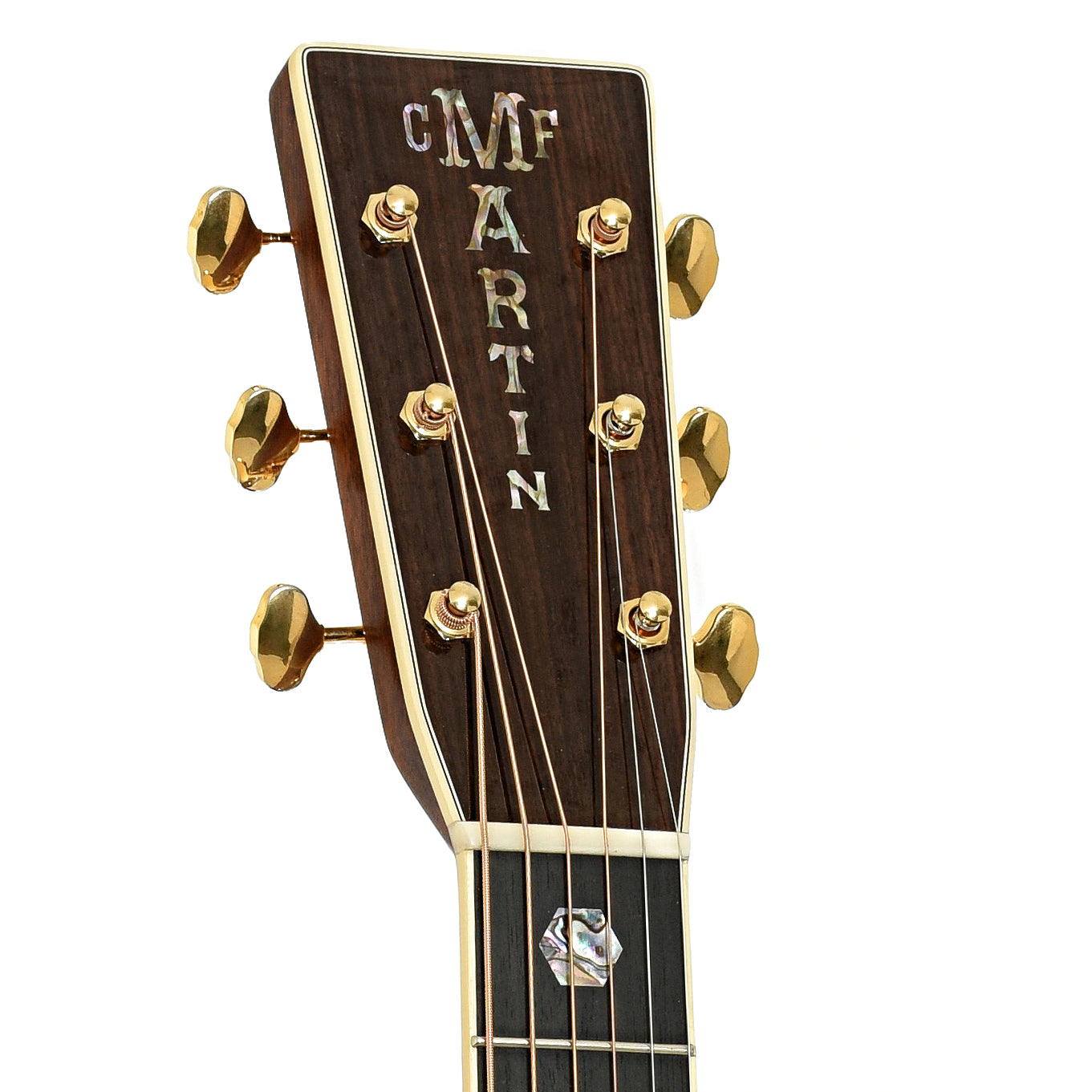 Headstock of Martin D-41 Acoustic Guitar