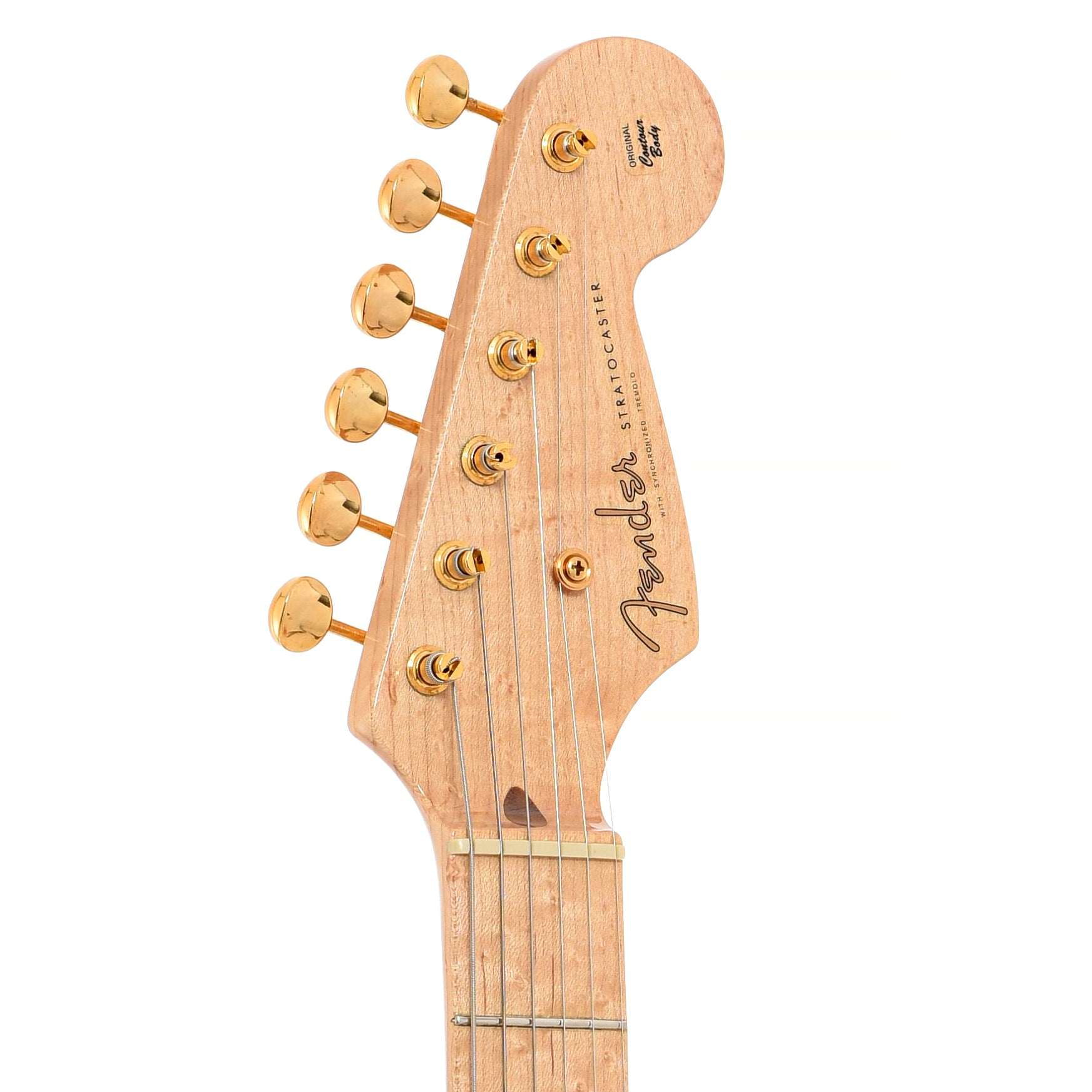 Front headstock of Fender Custom Shop 1954 FMT Stratocaster