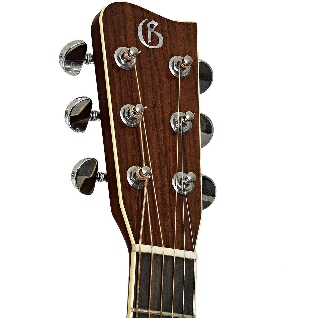 Headstock of Gallagher Guitar Co. Jumbo 70 Acoustic Guitar