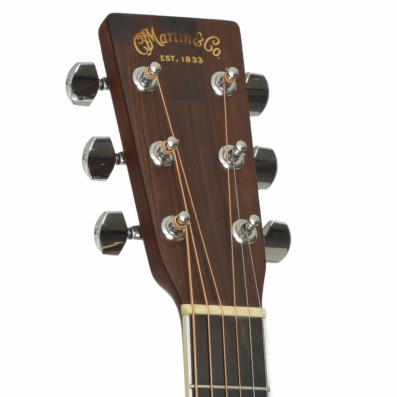Headstock of Martin HD-35 Acoustic Guitar
