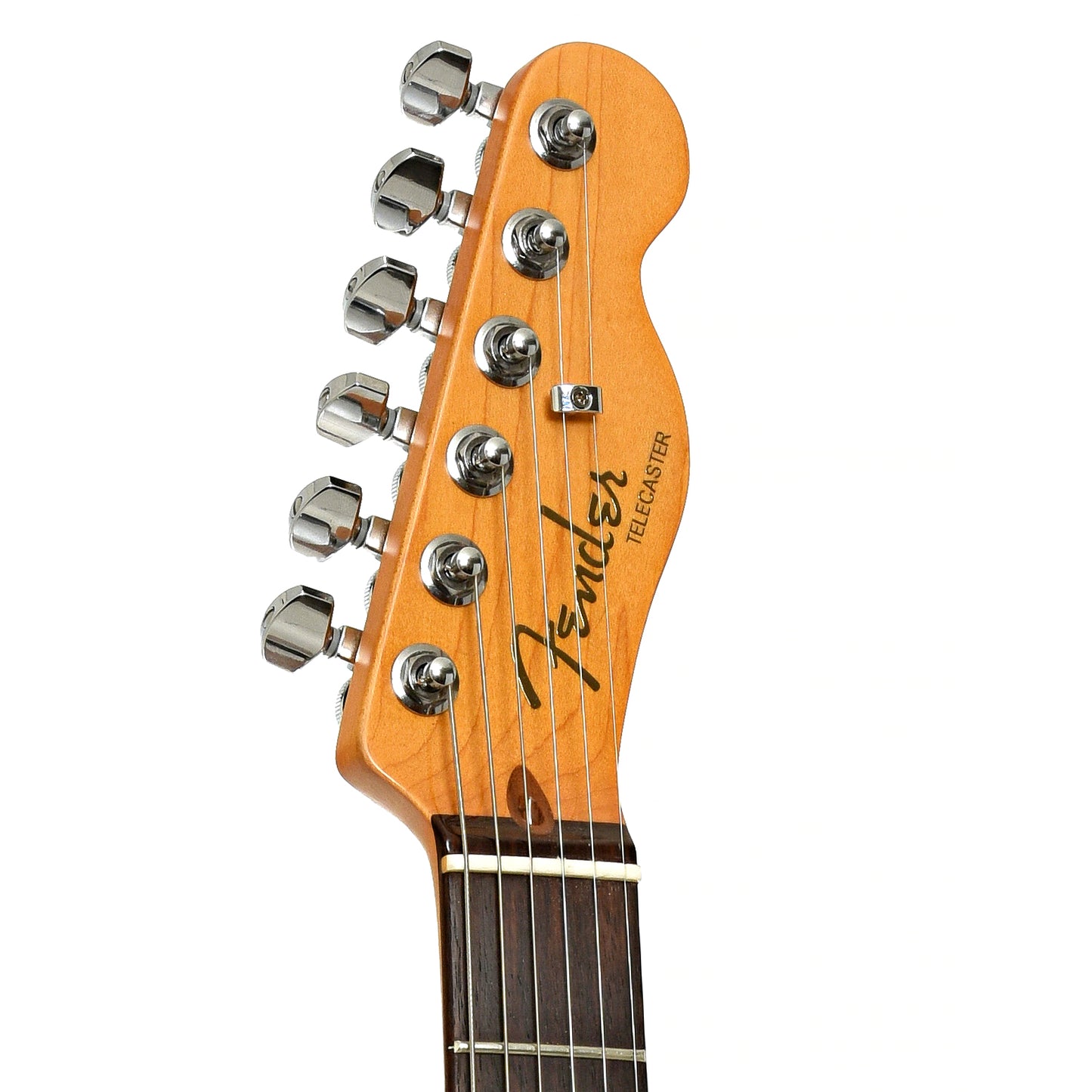 Headstock of Fender American Ultra Telecaster-TXT Electric Guitar