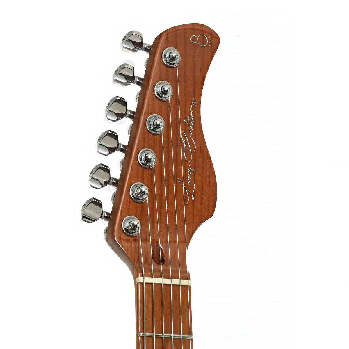 Front Headstock of Sire Larry Carlton S7 FM Electric Guitar