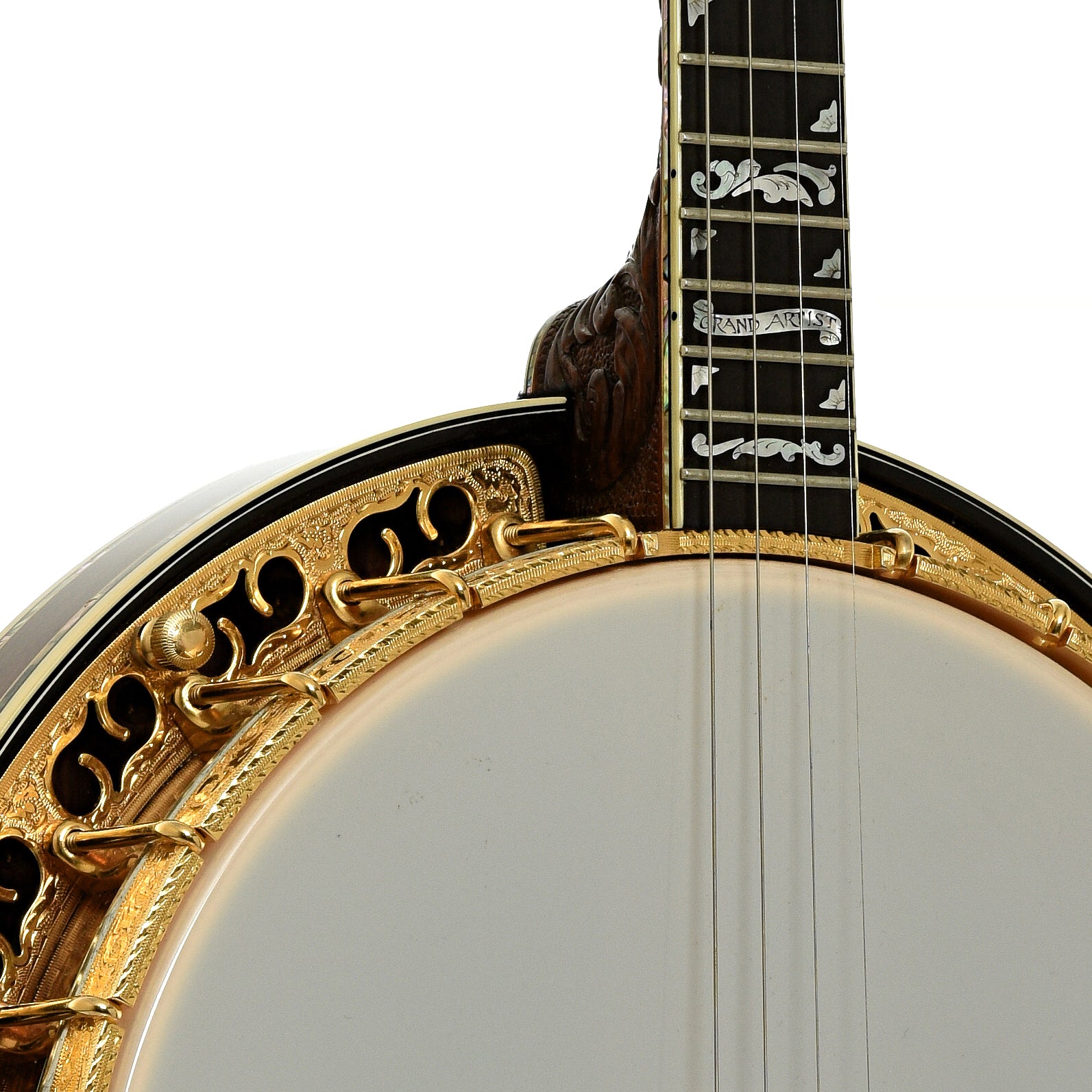 Front neck joint of Ome Grand Artist Standard Jazz Tenor Banjo