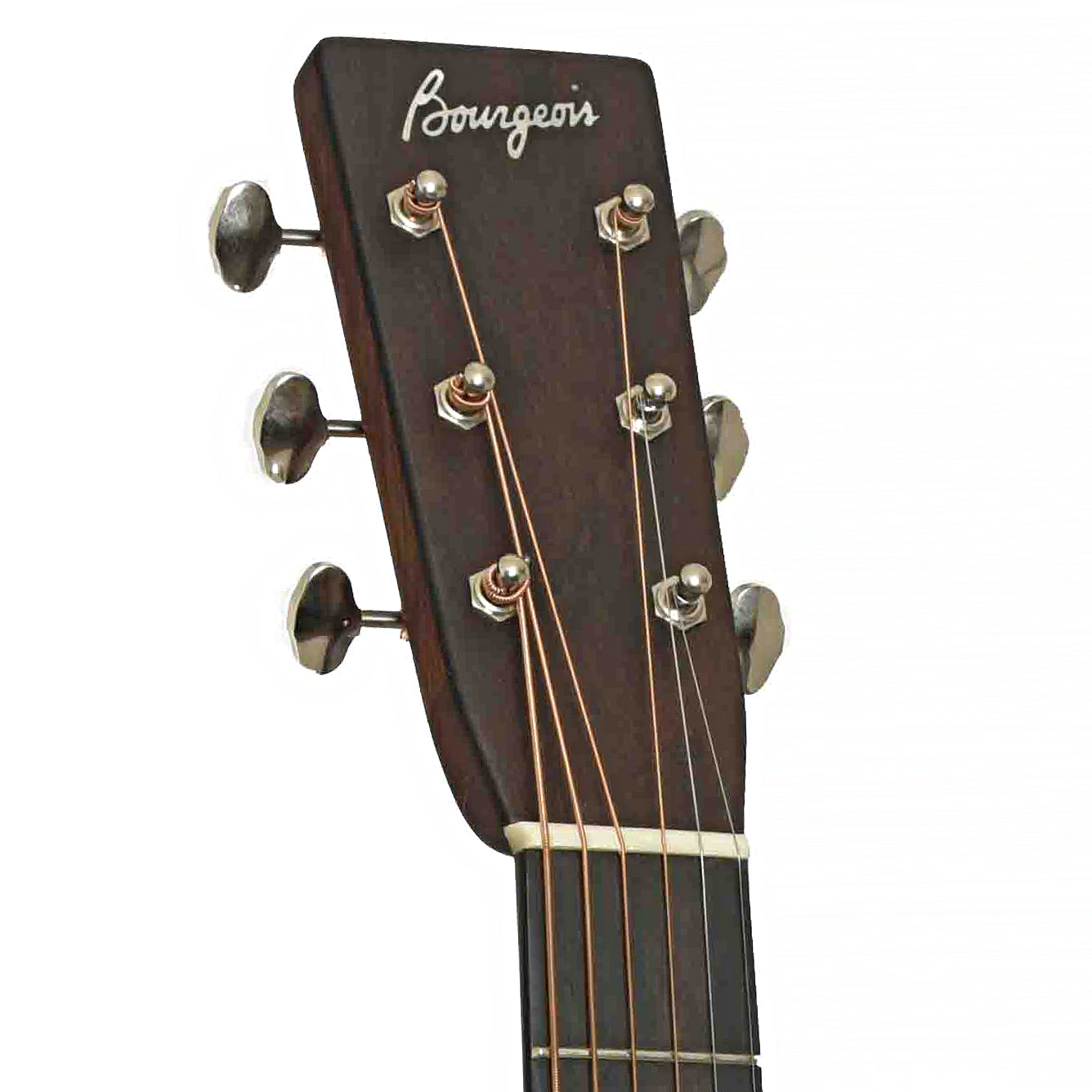 Front headstock of Bourgeois Touchstone Series Vintage Dreadnought