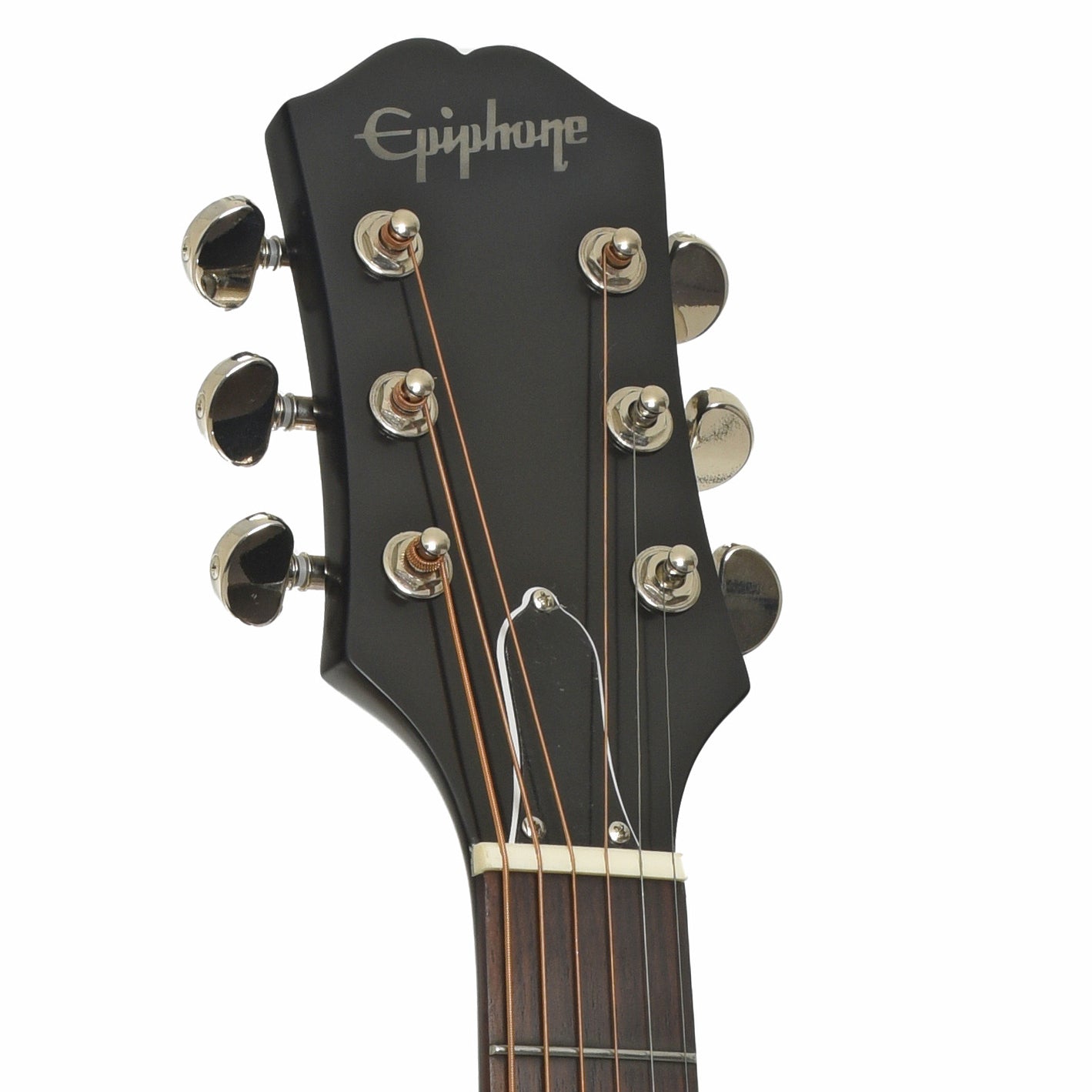 Headstock of Epiphone J-45 Standard Acoustic Guitar