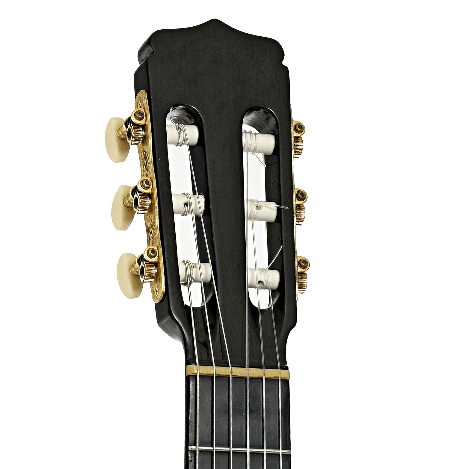 Headstock of Leviora C-2 Carbon Fiber Classical Guitar