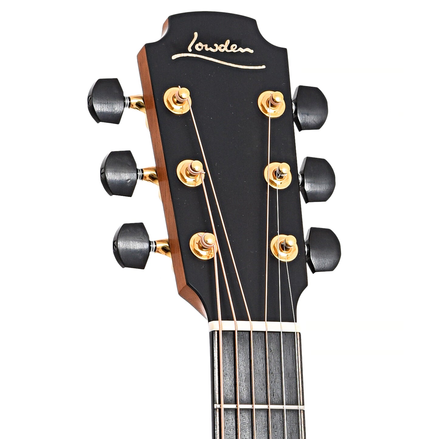 Front headstock of Lowden F-50 Acoustic Guitar
