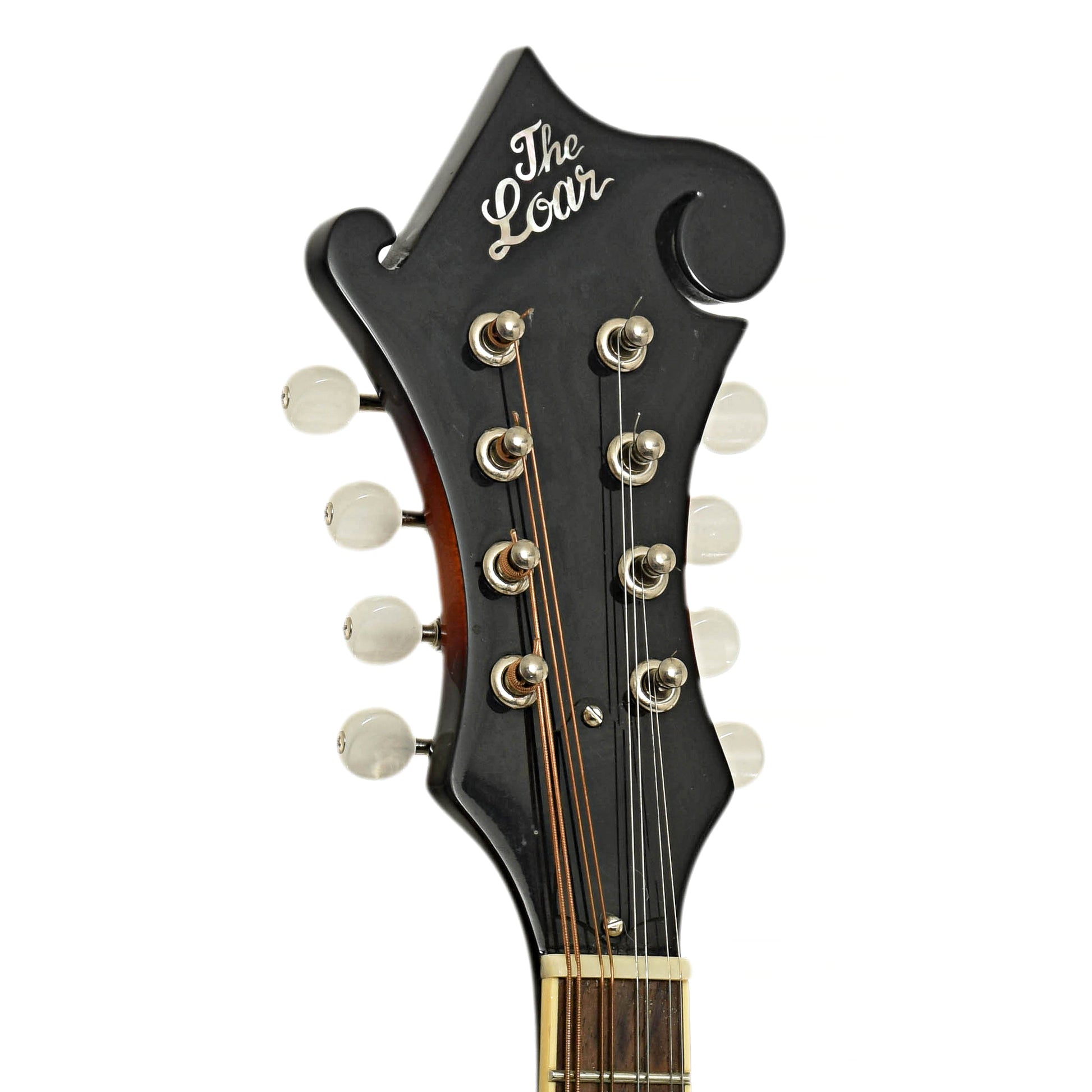 Headstock of Loar LM-520-VS Performer F-Style Mandolin