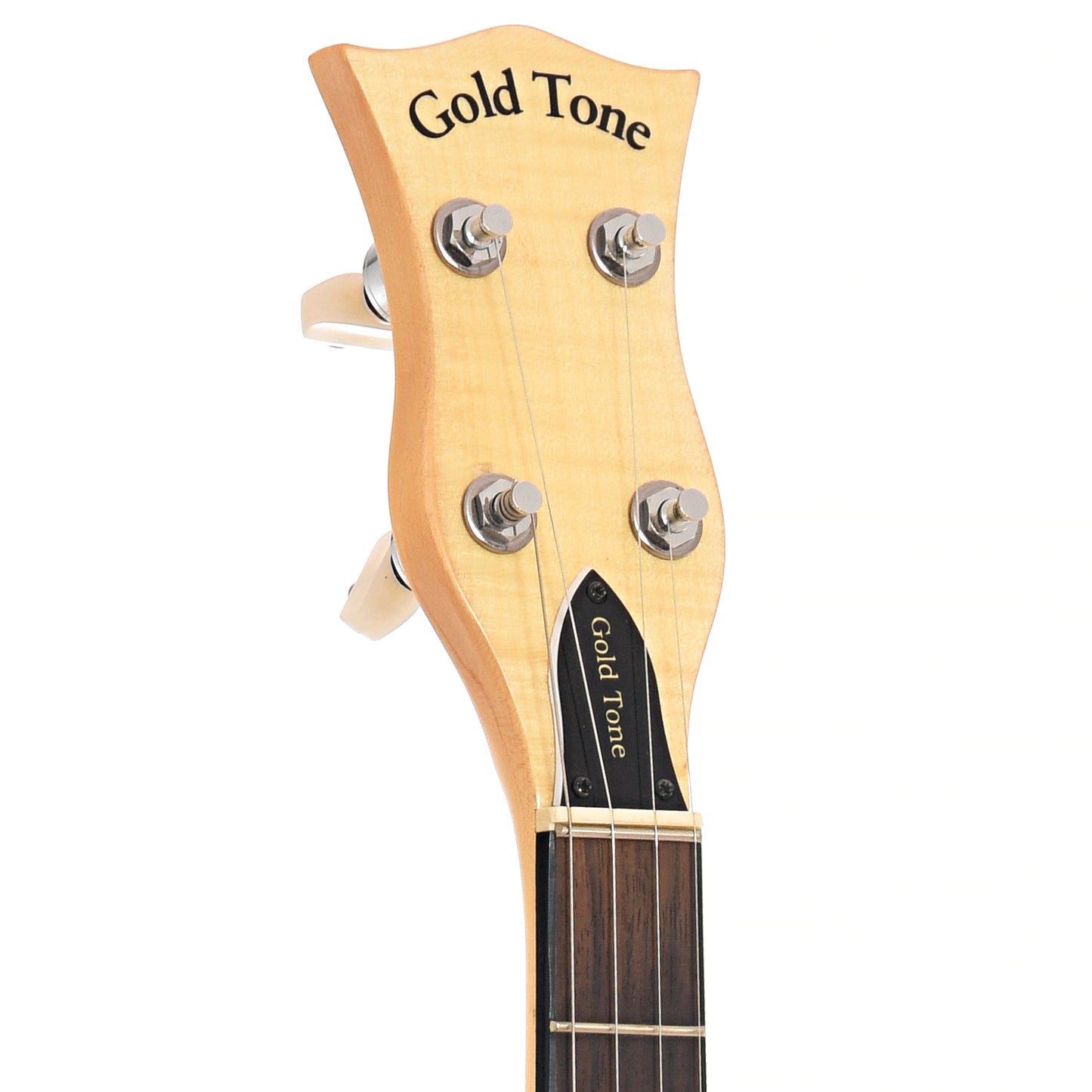 Front headstock of Gold Tone MM-150A Maple Mountain A-Scale (2013)