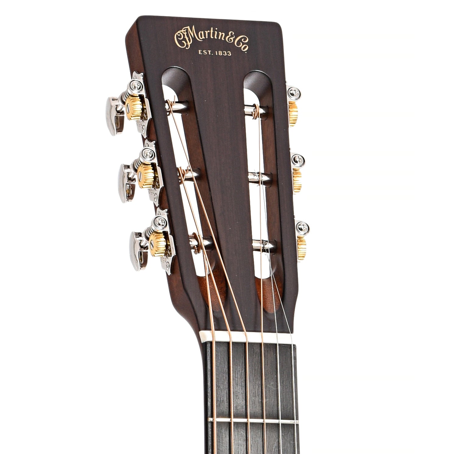 Front headstock of Martin Custom 000 12-Fret Guitar