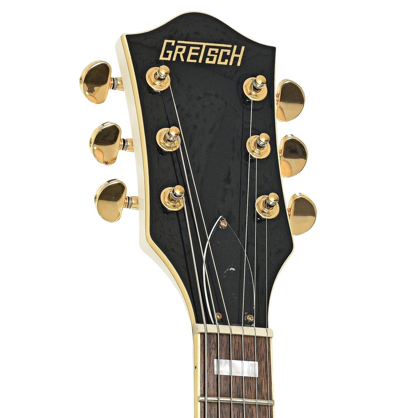 Headstock of Gretsch G2627TG Hollowbody Electric Guitar 