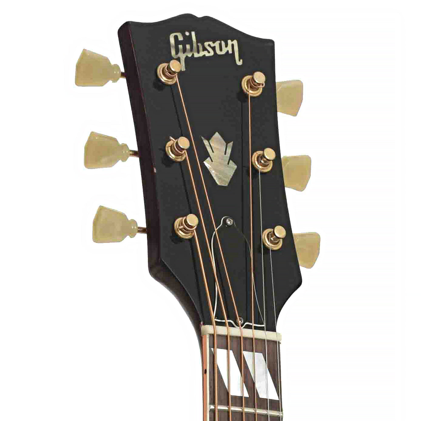 Front Headstock of Gibson Hummingbird