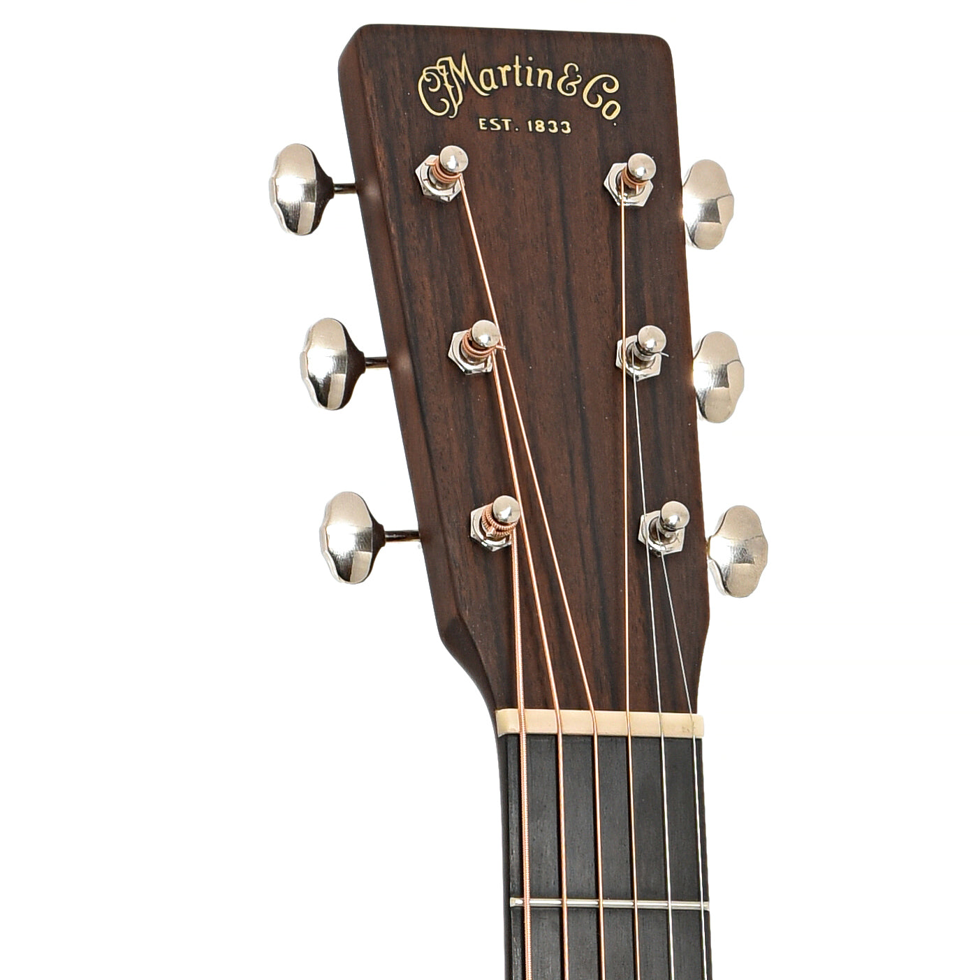 Front headstock of Martin D-18 Acoustic Guitar (2021)