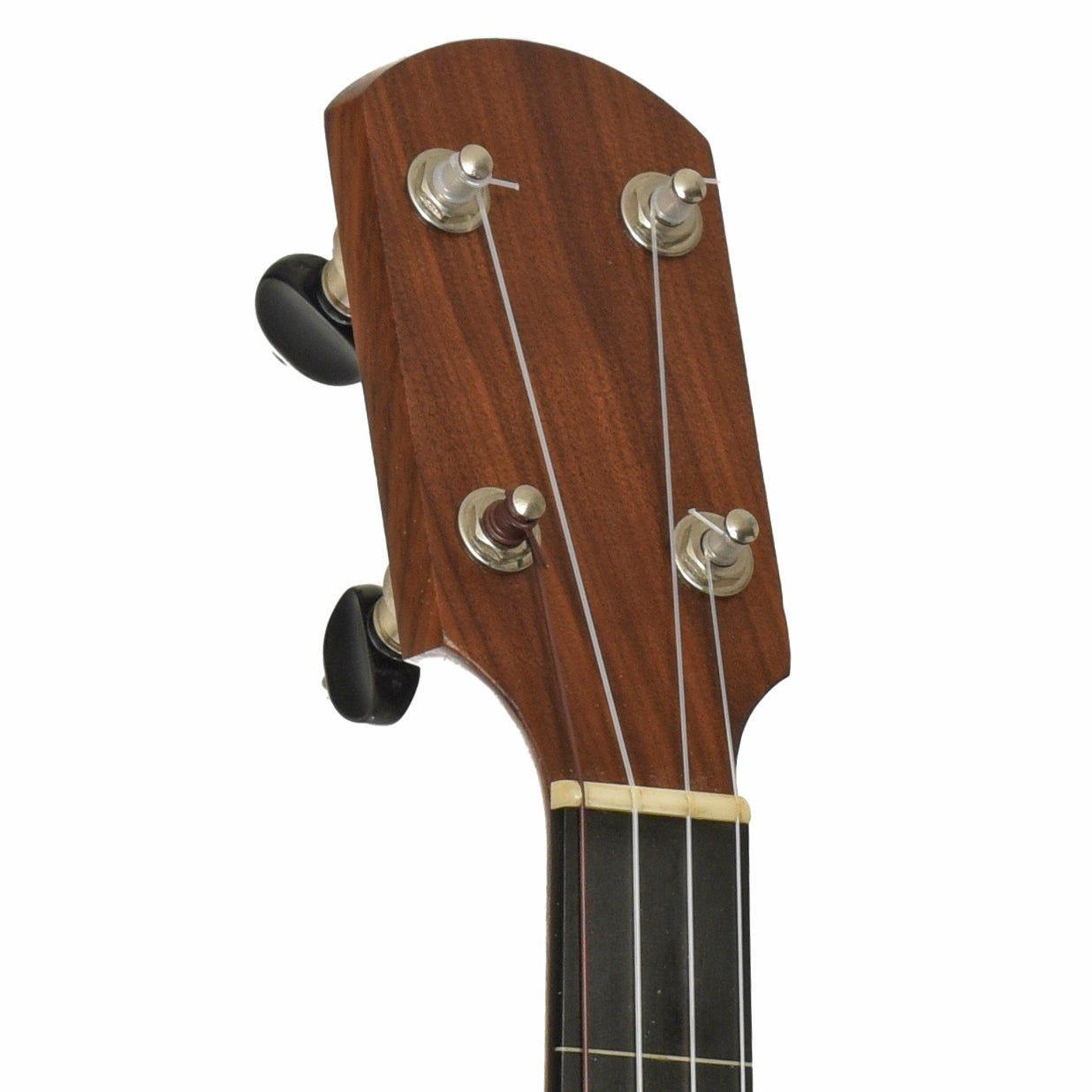 Headstock of Enoch Tradesman Flush Fret Openback Banjo 