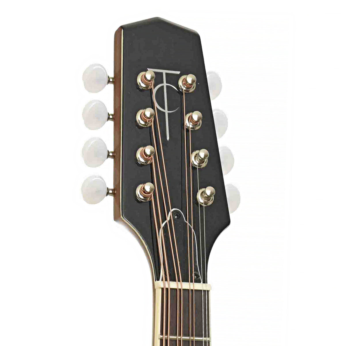 Front headstock of Trinity College Octave Mandolin