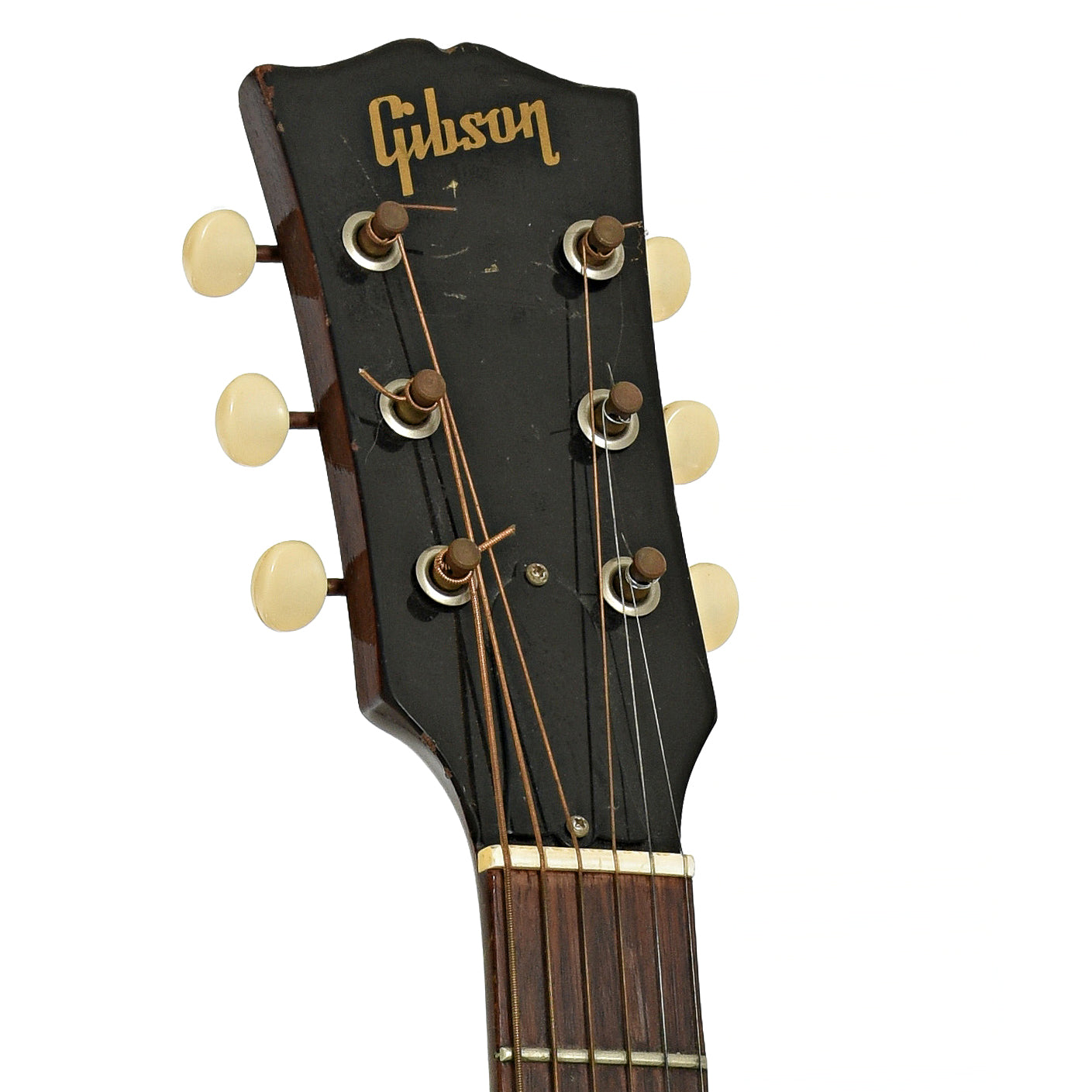 Headstock of Gibson LG-1 Acoustic Guitar 