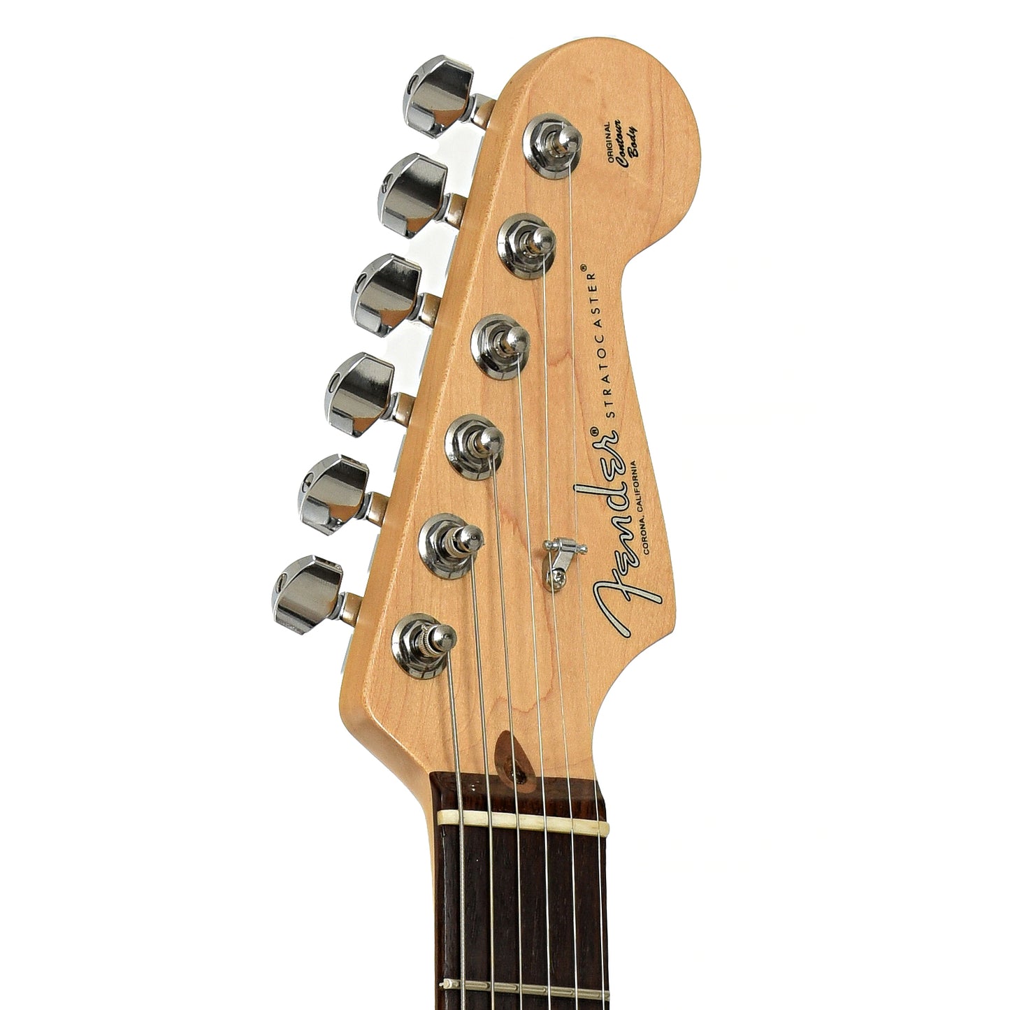 Headstock of Fender American Professional Series Stratocaster HSS Electric Guitar
