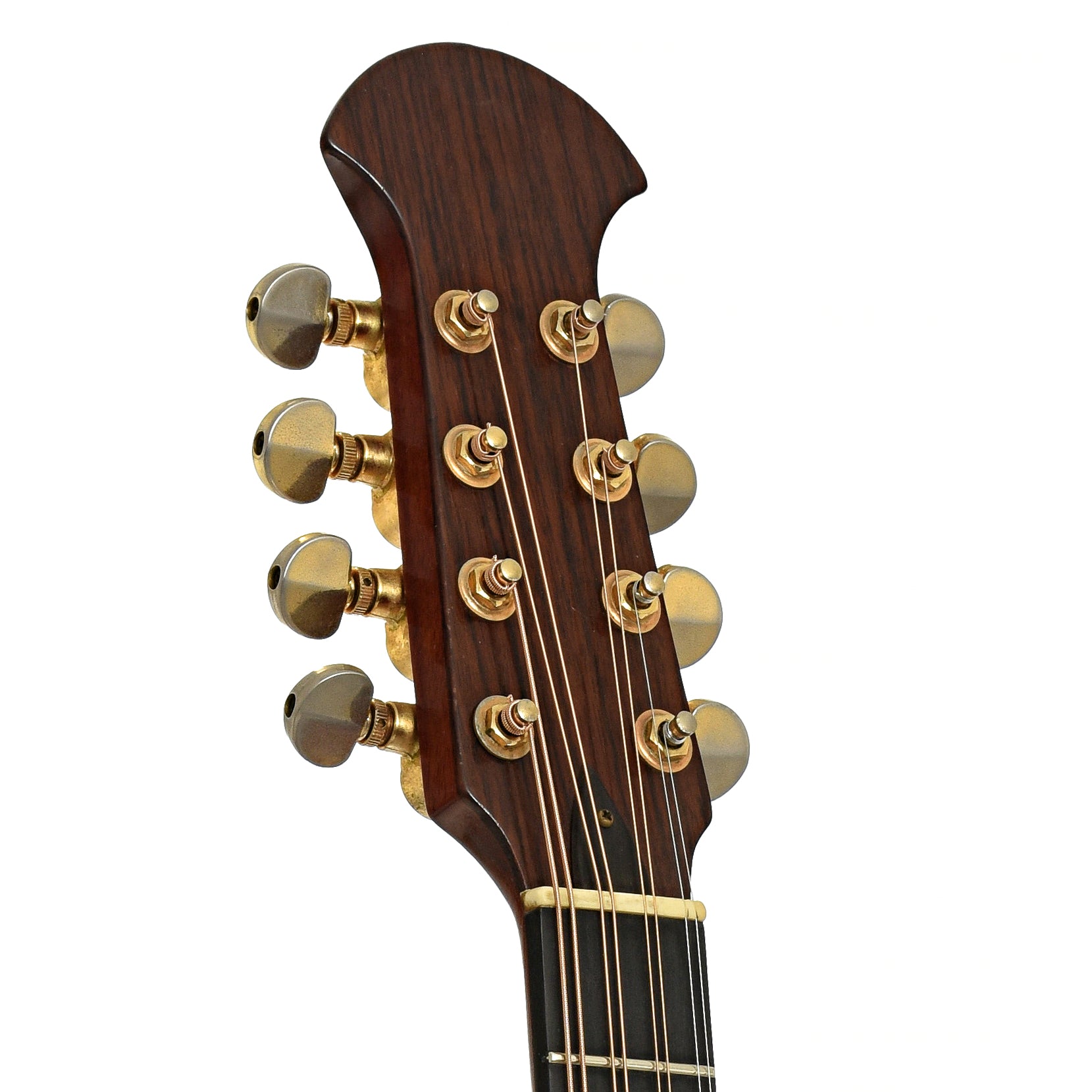 Headstock of Stefan Sobell Octave Mandolin