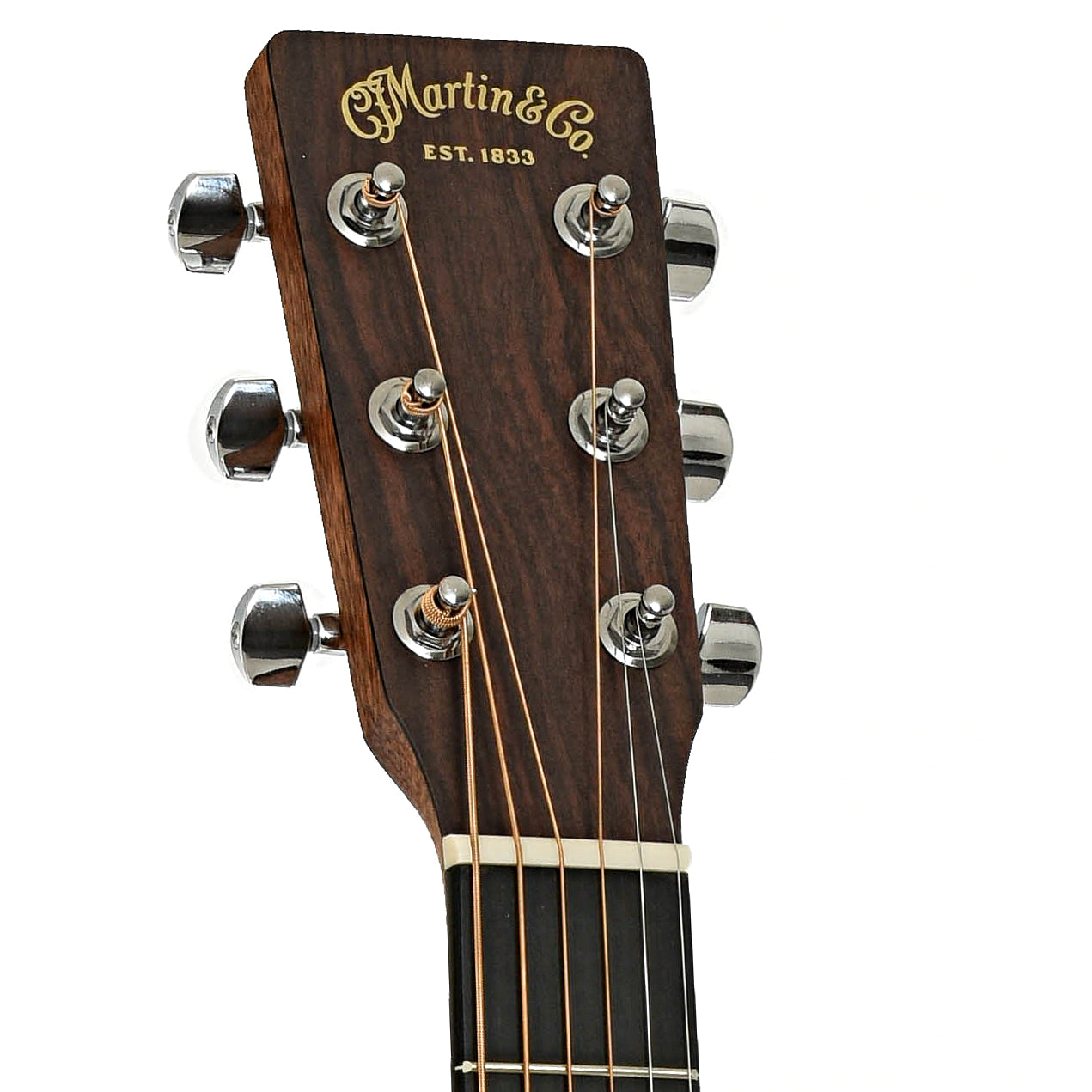 Headstock of Martin GPC-13E Burst, Ziricote Cutaway Guitar with Pickup
