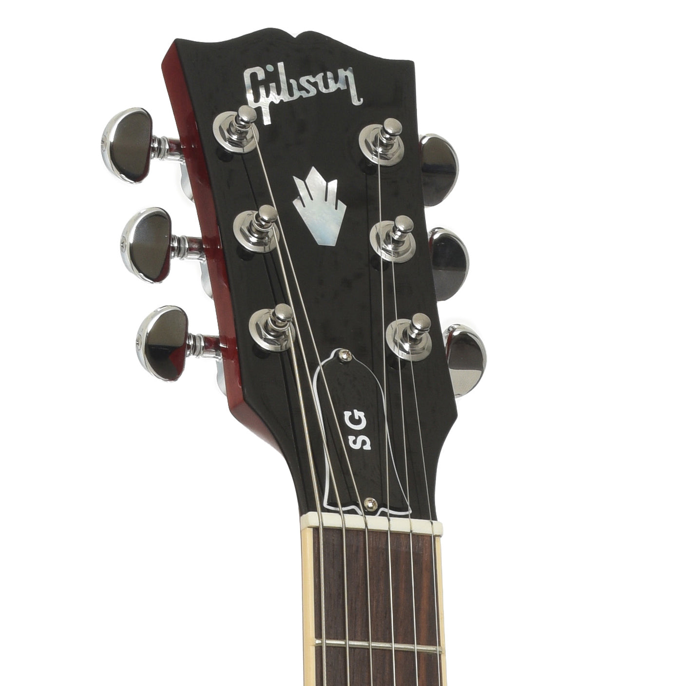 Headstock of Gibson SG Standard Electric Guitar