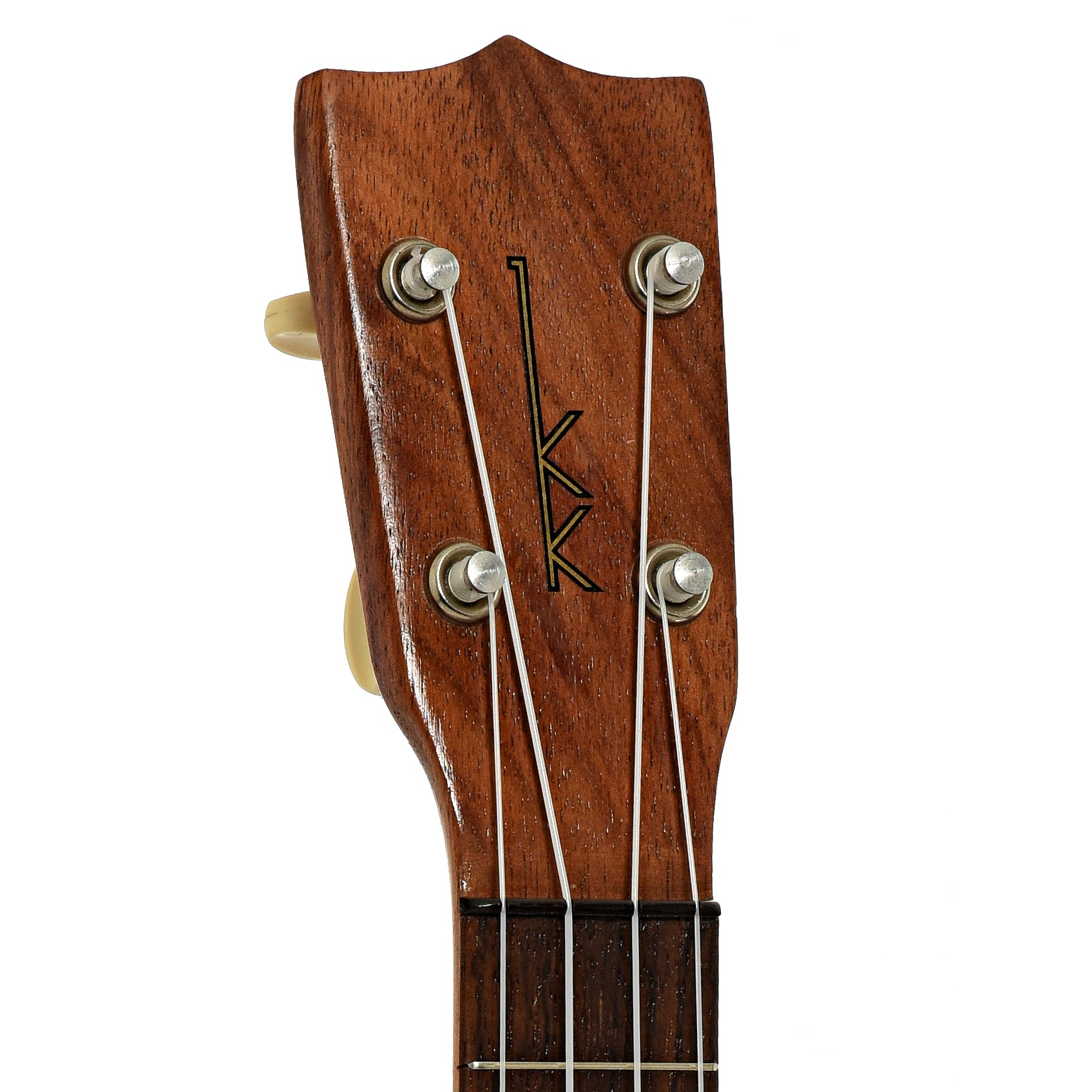 Headstock of Kamaka HP-1 Pineapple Soprano Ukulele