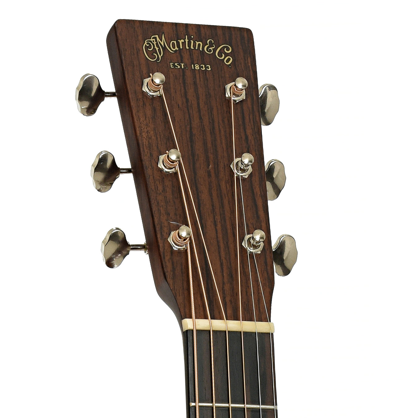 Headstock of Martin D-18 Acoustic Guitar 