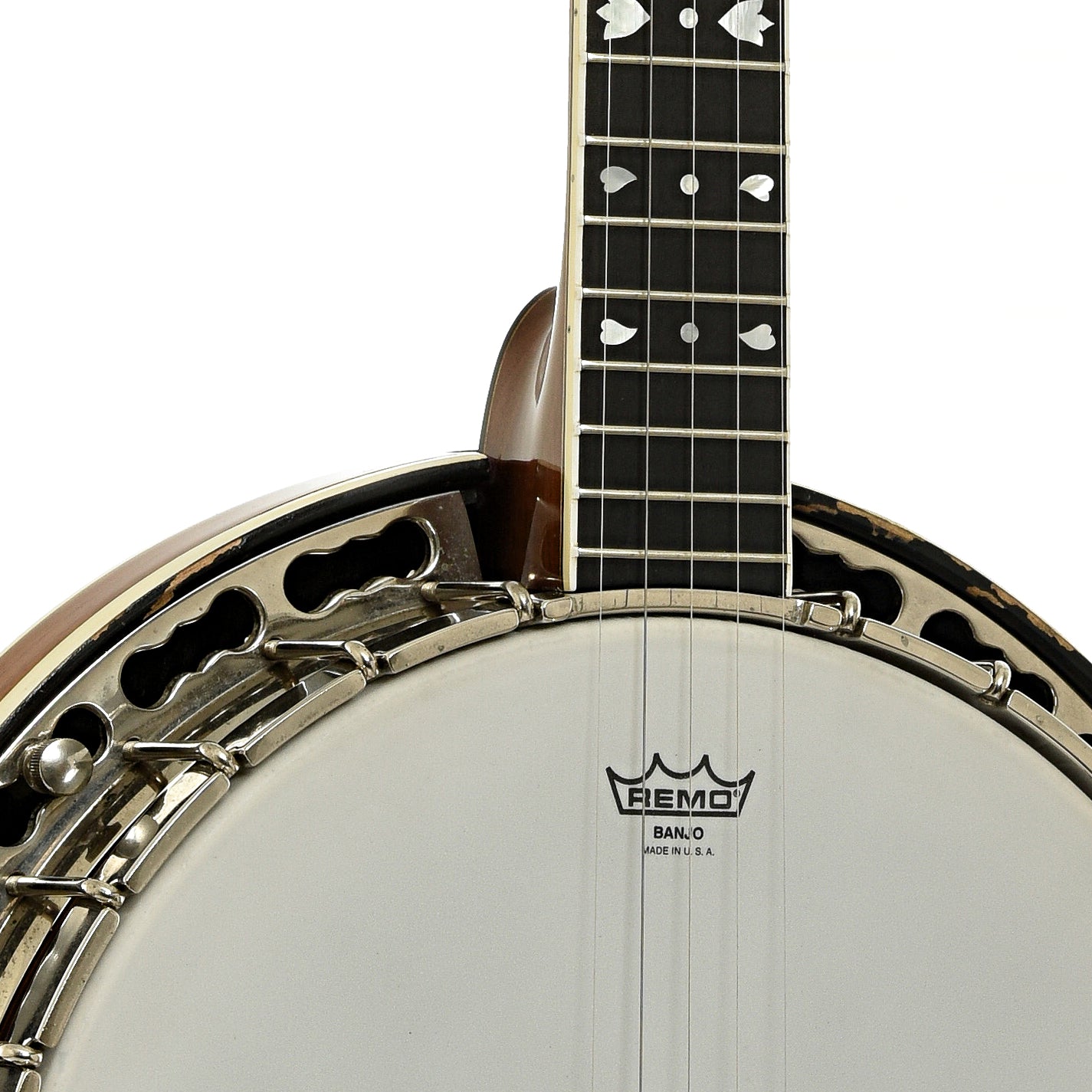 Front neck joint of Ode Style C 6505 Resonator Banjo