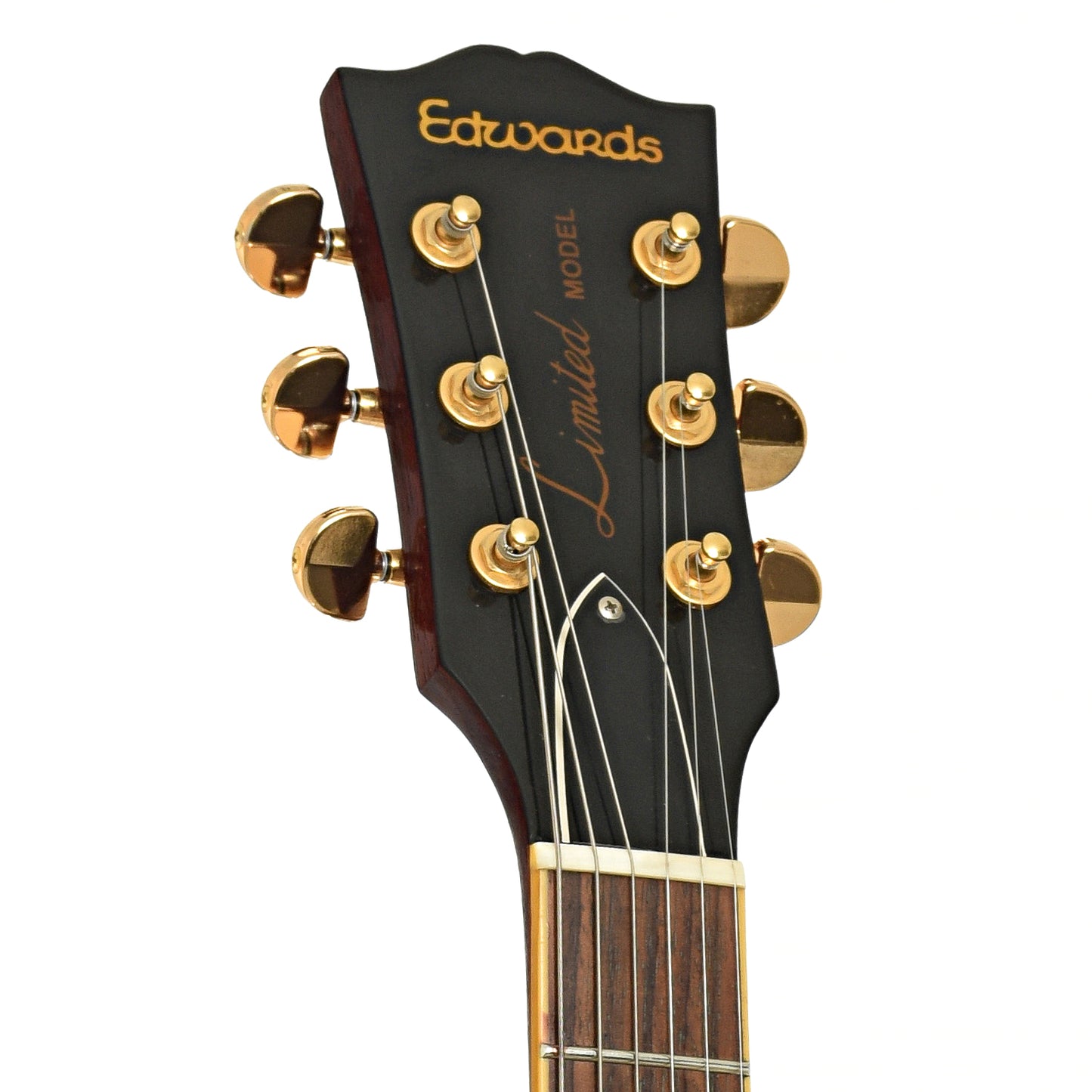 Headstock of Edwards E-LP-112LTS/RE