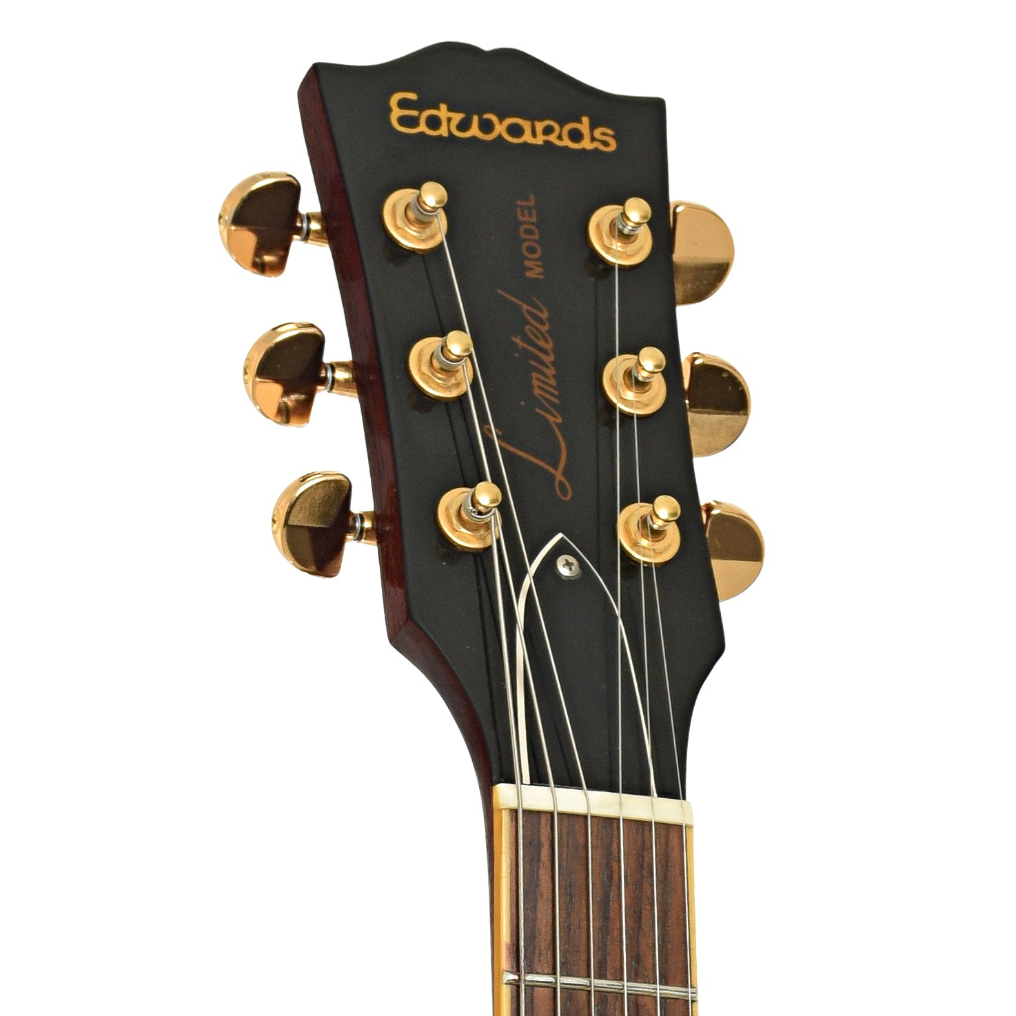 Headstock of Edwards E-LP-112LTS/RE