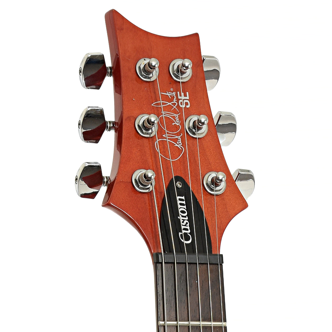 Headstock of PRS SE CE Custom 24 Electric Guitar
