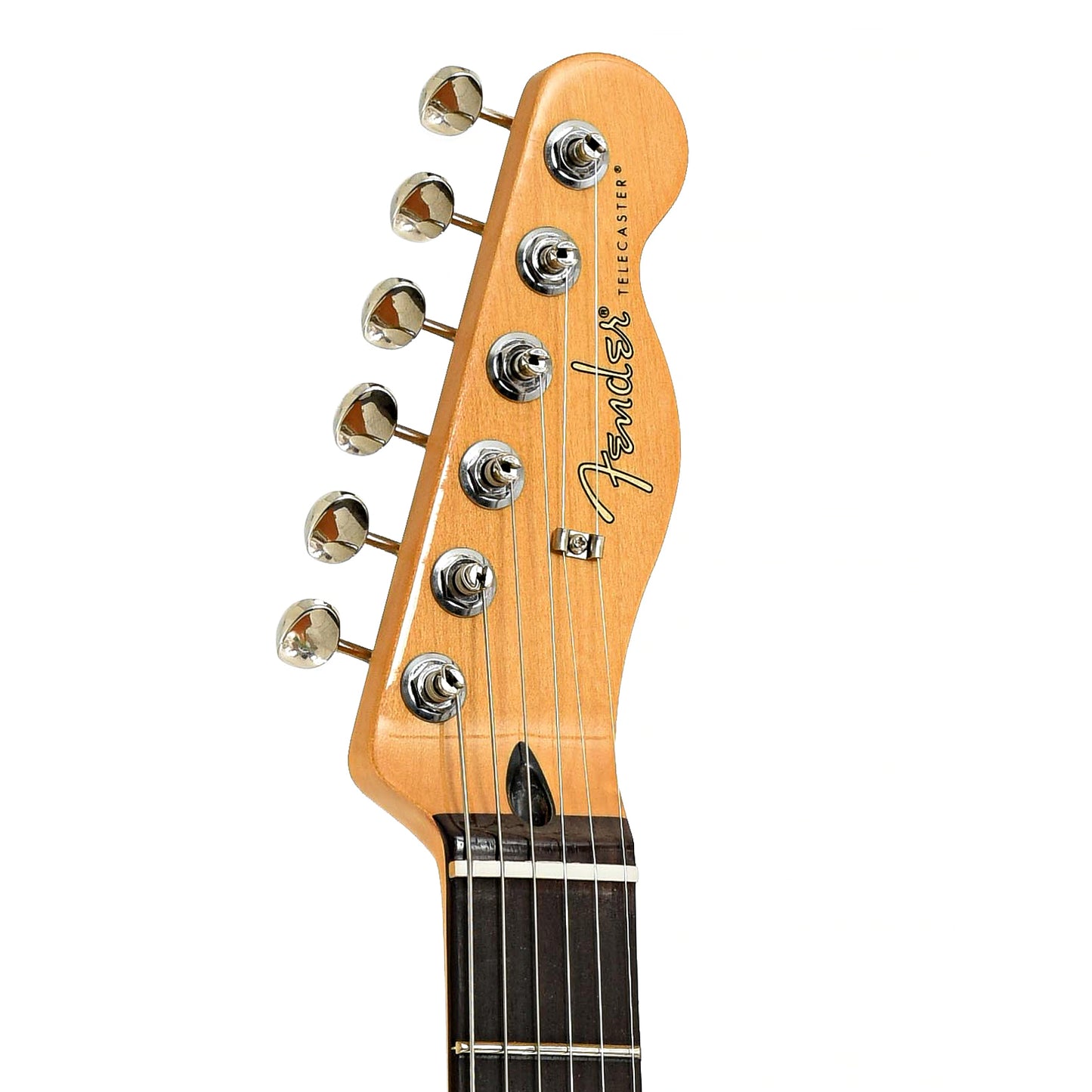 Headstock of Fender Player II Telecaster Electric Guitar, Birch Green