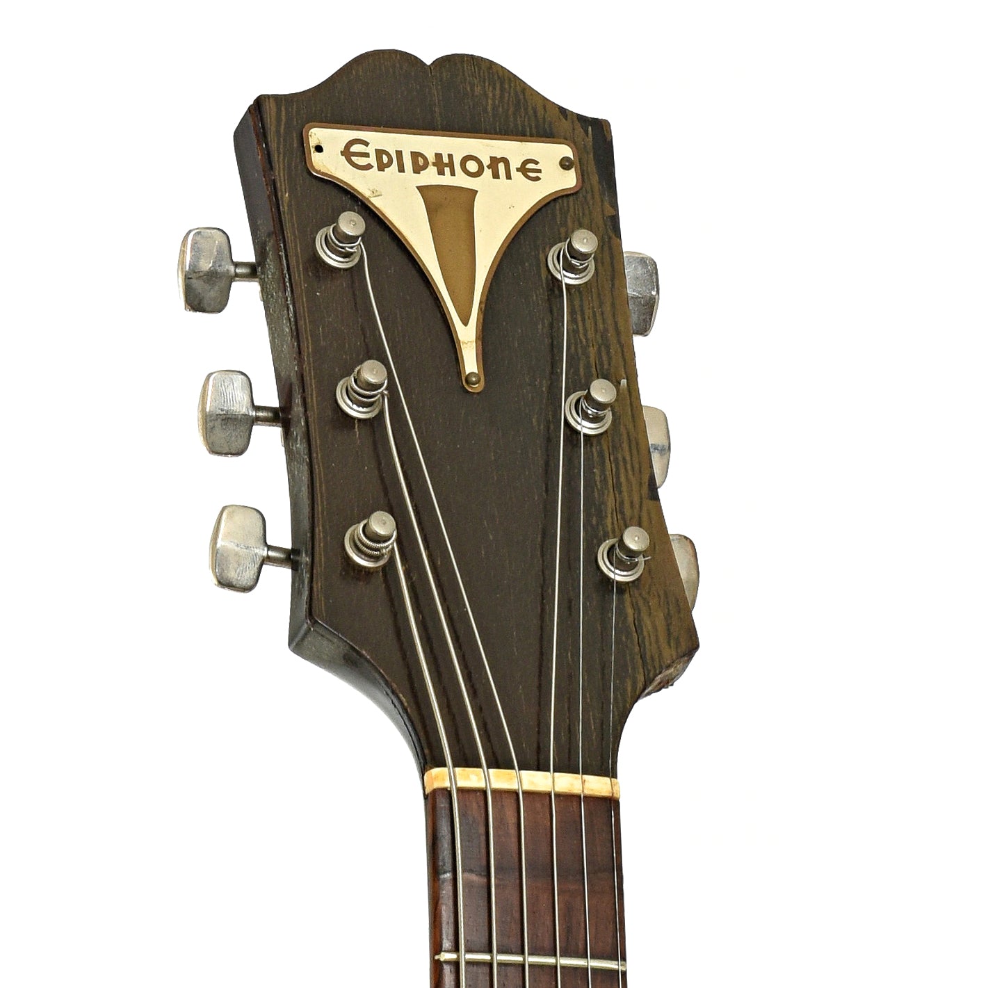 Headstock of Epiphone Century Hollow Body Electric Guitar