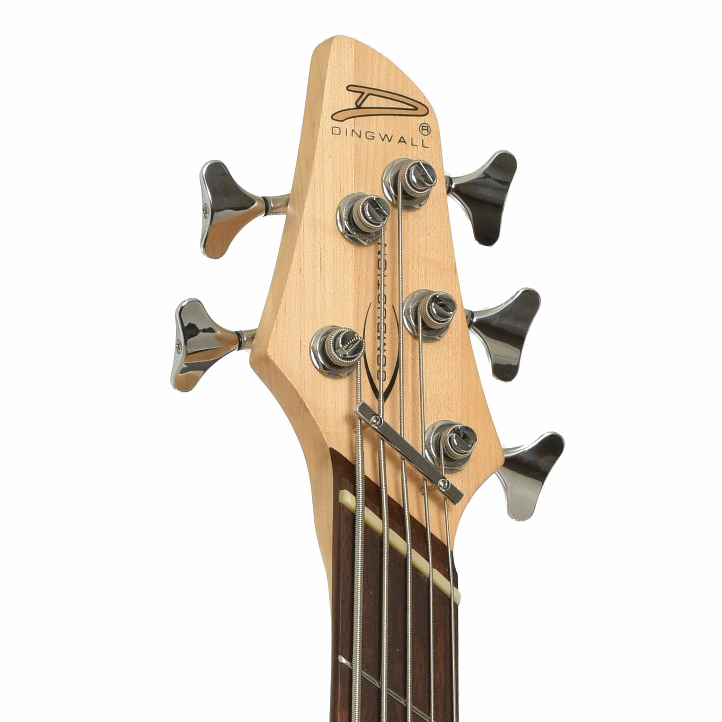 Headstock of Dingwall Combustion Series 5-String Electric Bass